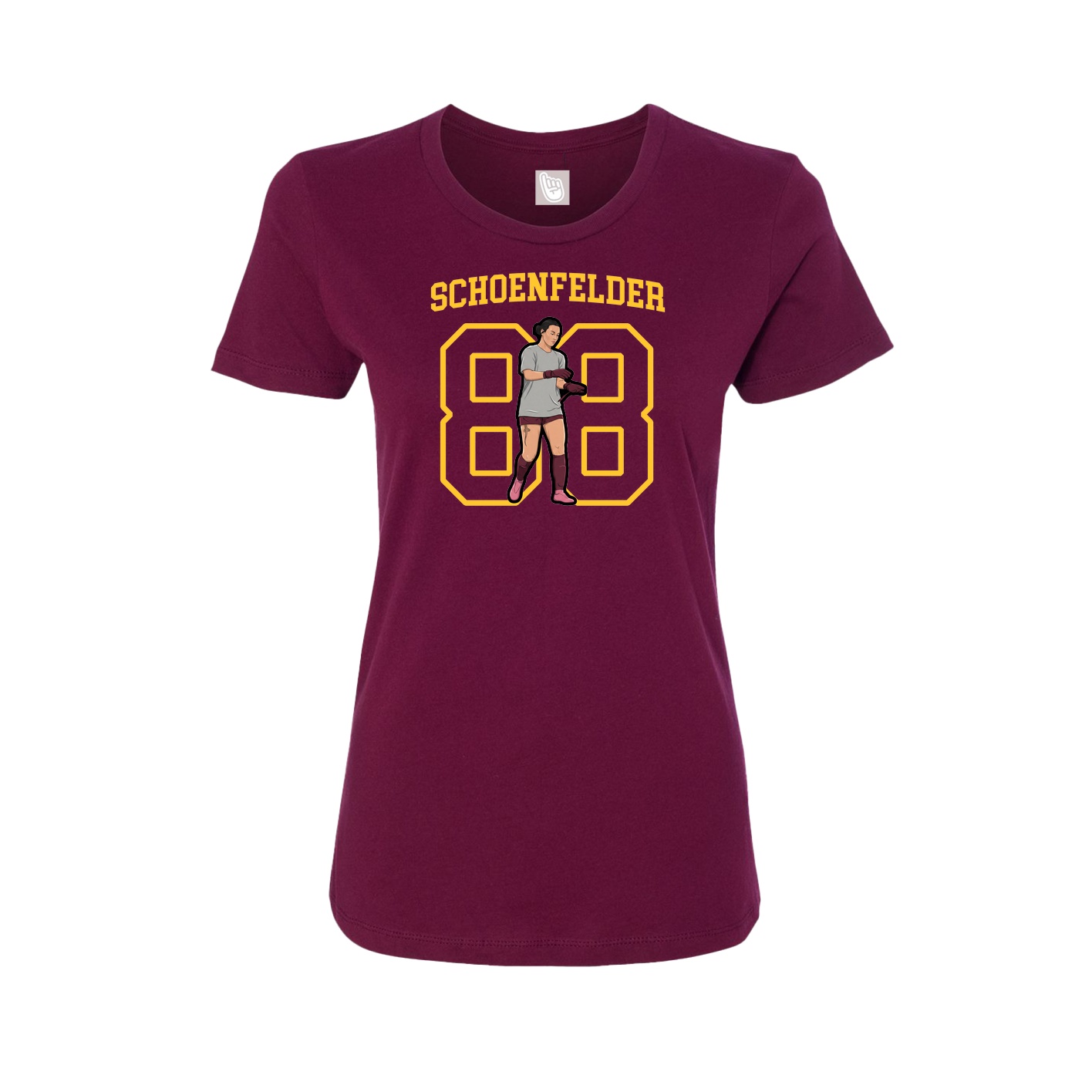Womens Tee — Shirsey in Maroon