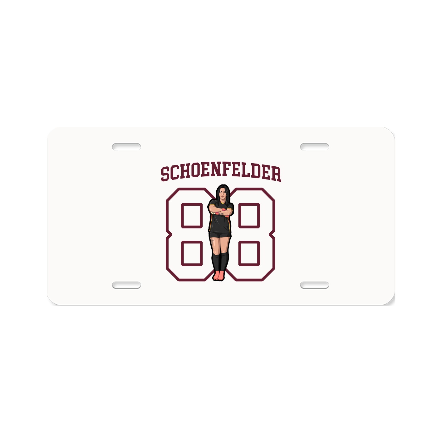 License Plate — Shirsey in Classic