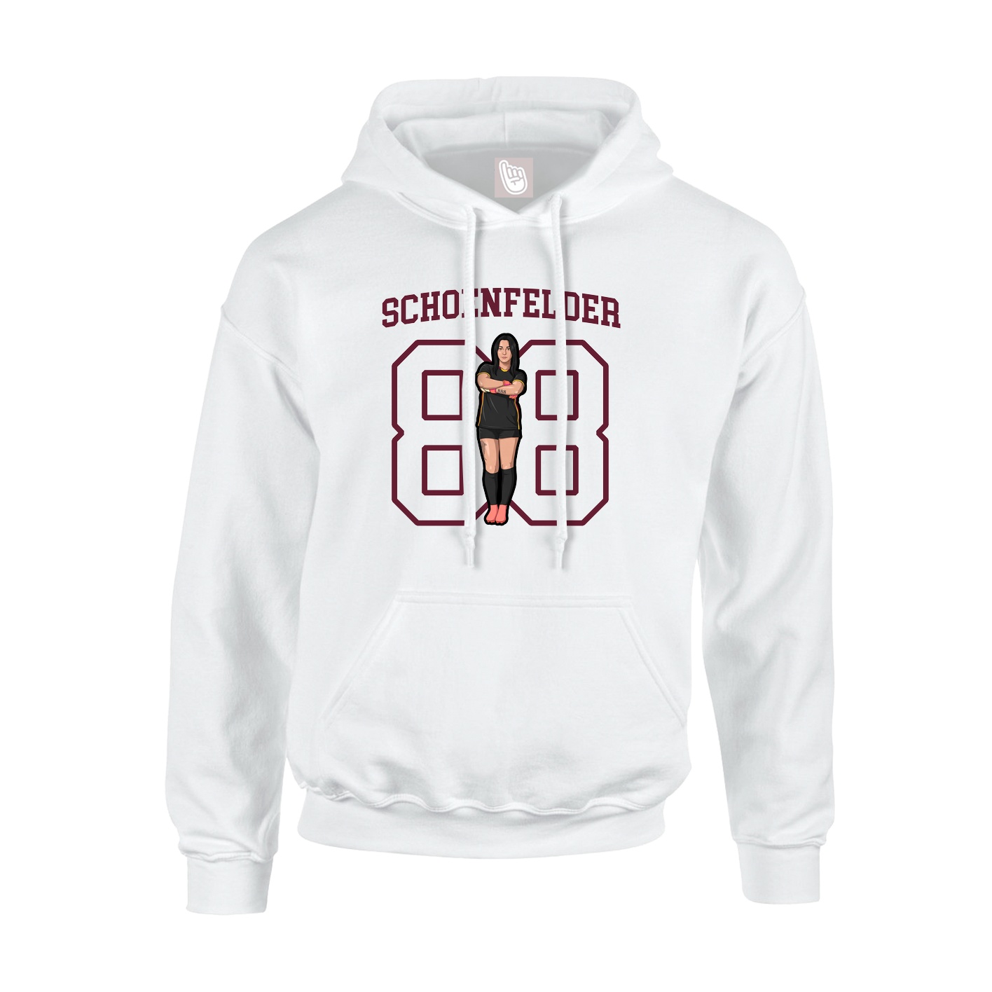 Youth Hoodie — Shirsey in White