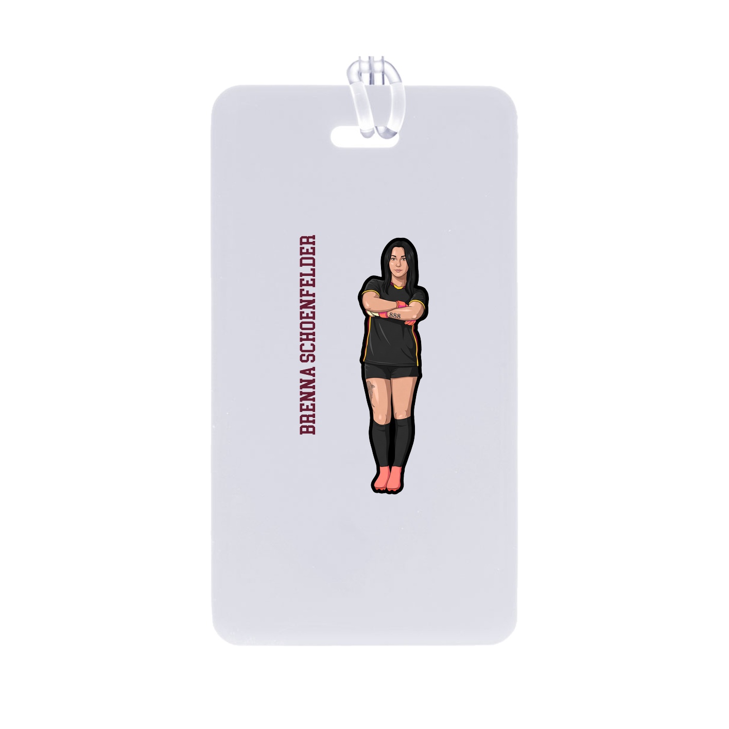 Bag Tag — Name Vertical in Classic