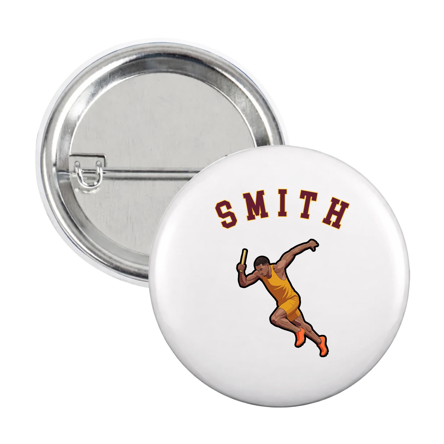 Game Day Button — Shirsey Arch in White