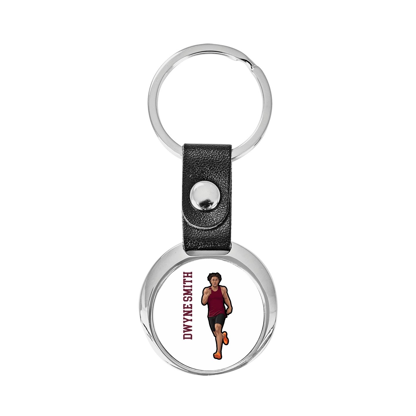 Key Chain — Name Vertical in Classic