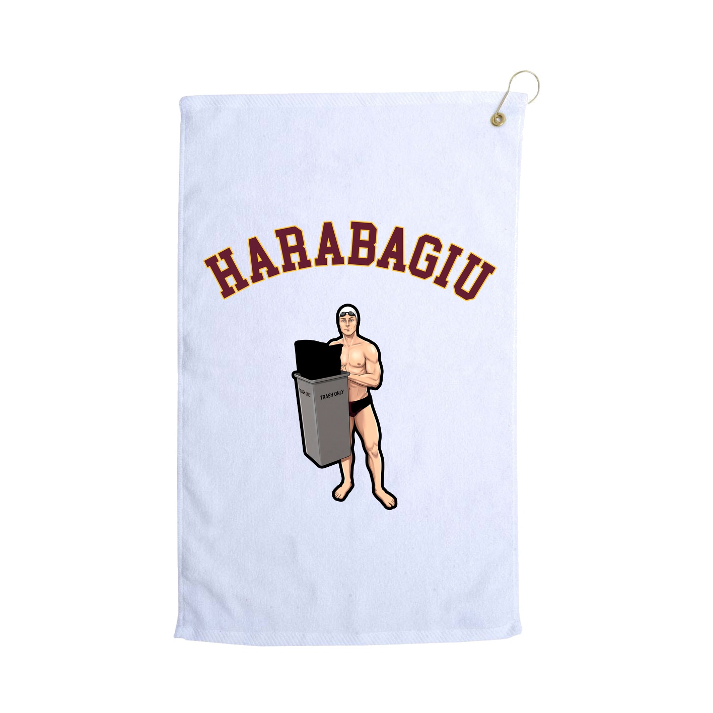 Golf Towel — Shirsey Arch in White