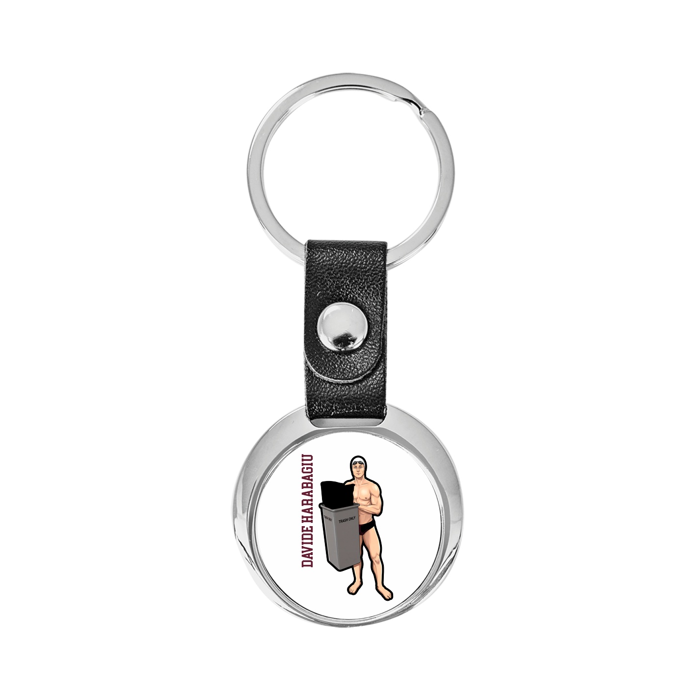 Key Chain — Name Vertical in Classic