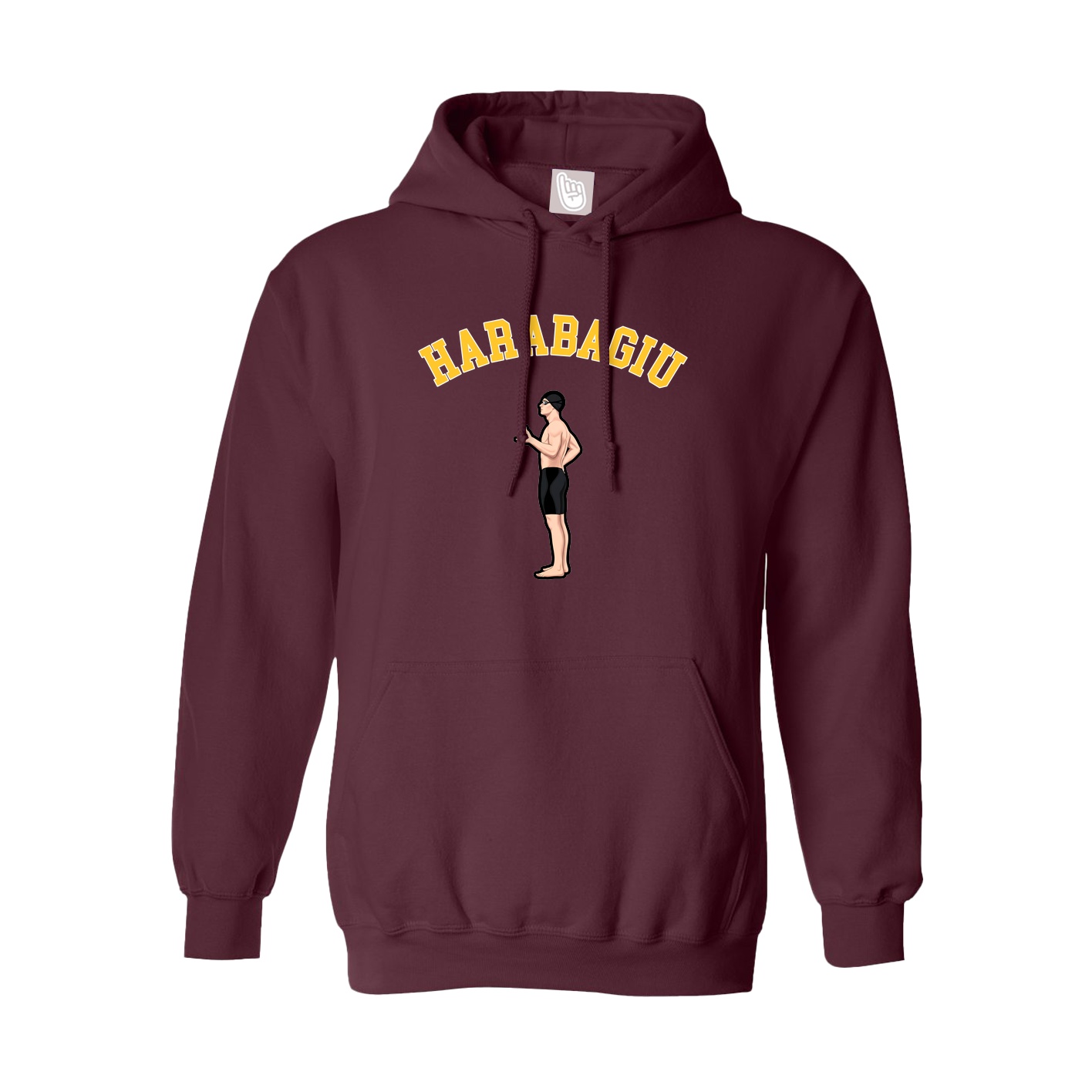 Hoodie — Shirsey Arch in Maroon