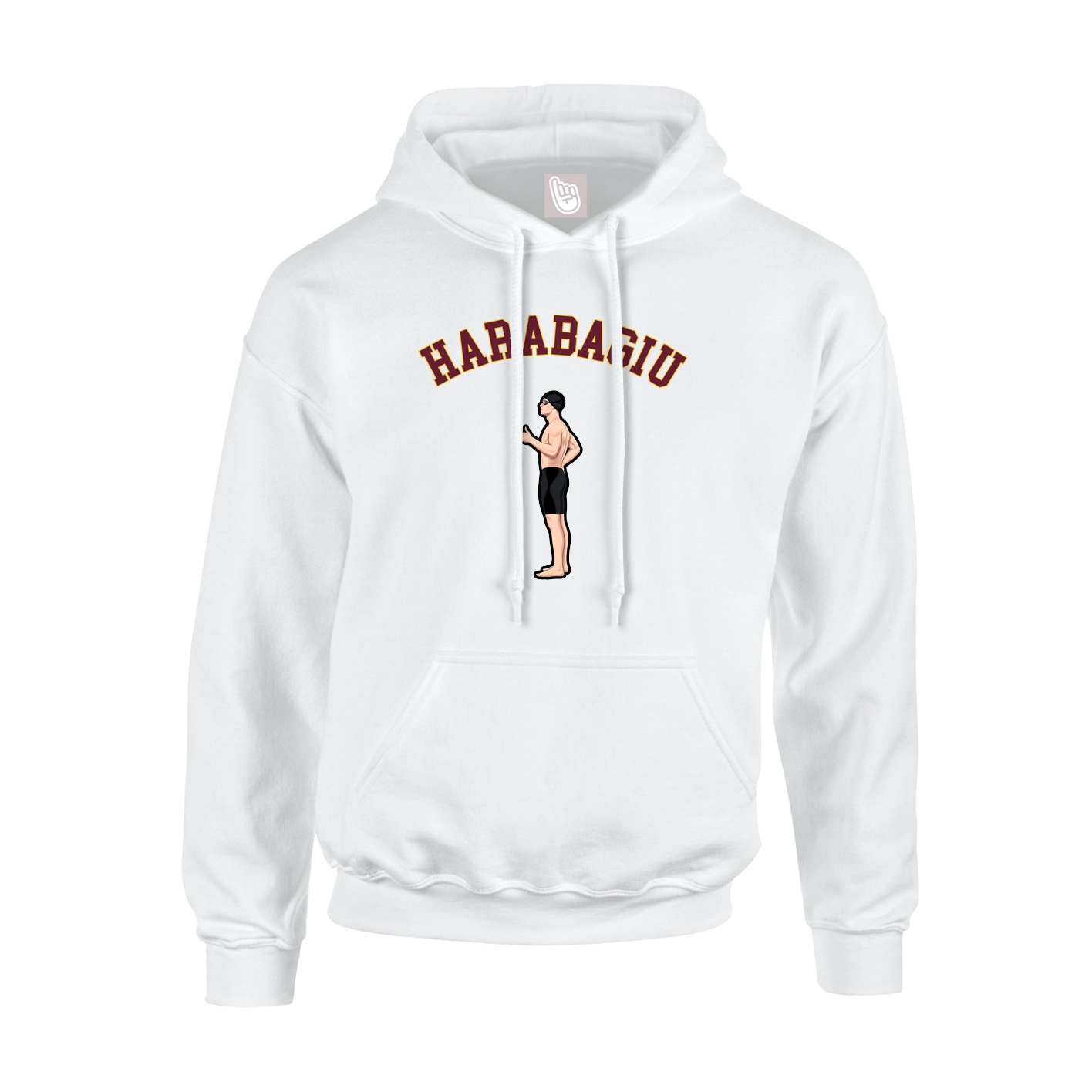 Youth Hoodie — Shirsey Arch in White