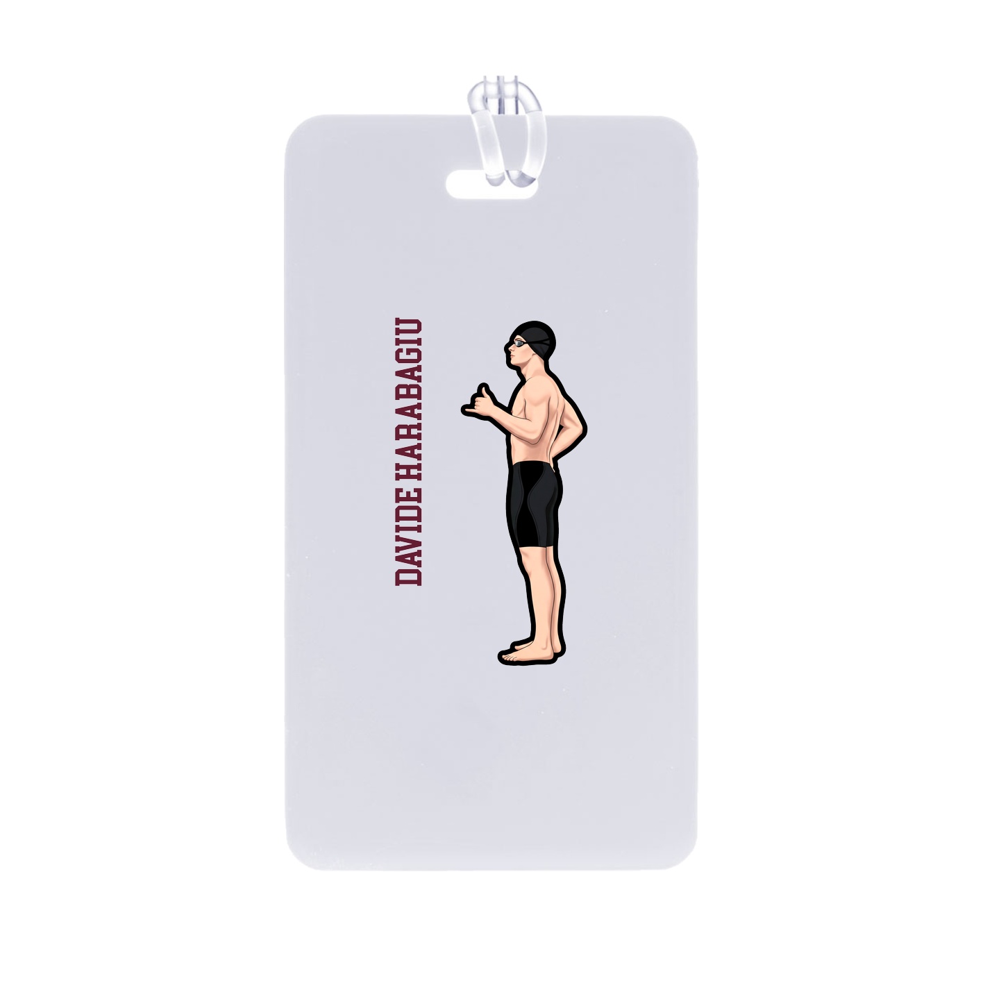 Bag Tag — Name Vertical in Classic