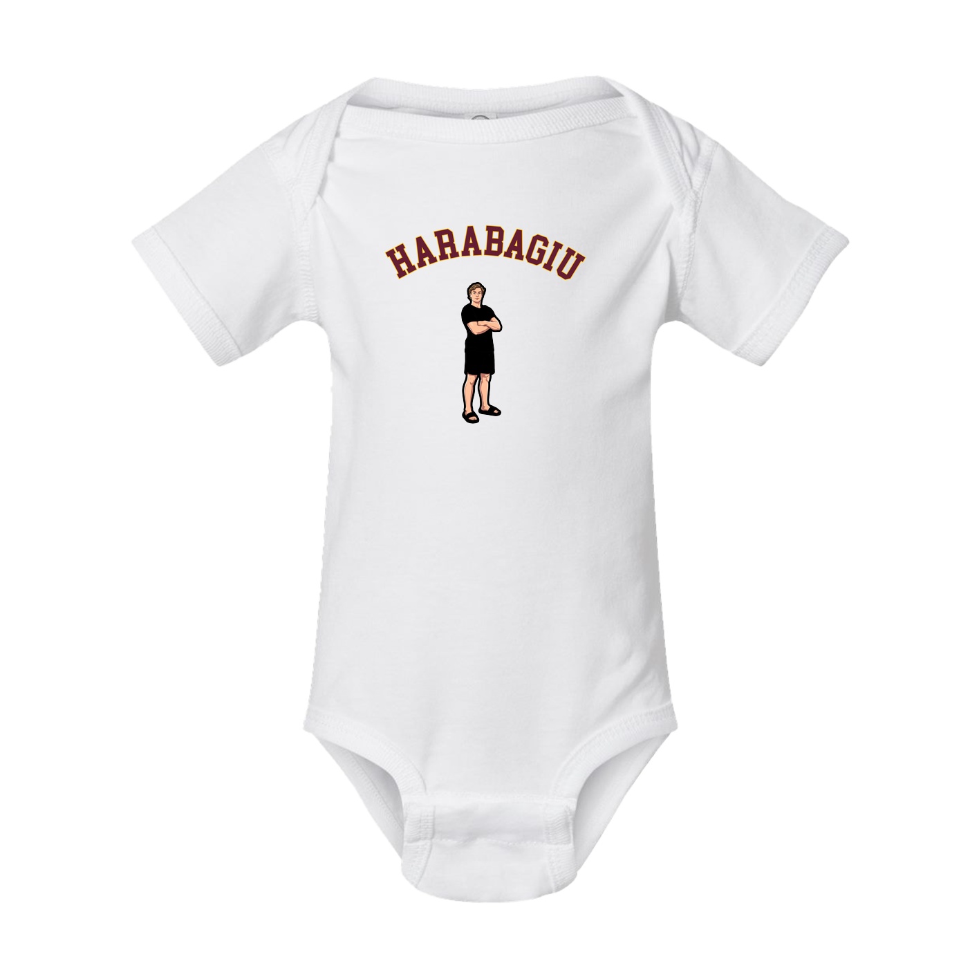 Baby Onesie — Shirsey Arch in White
