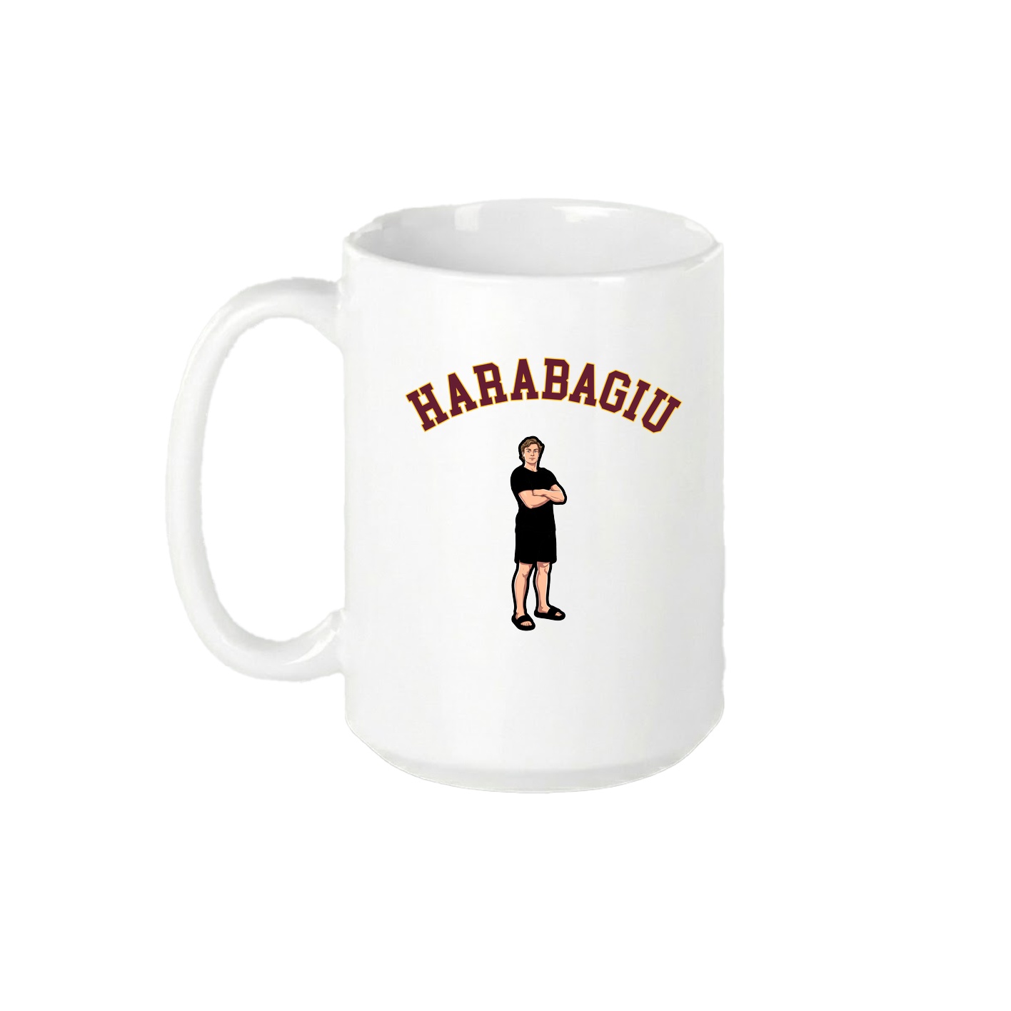 15oz Coffee Mug — Shirsey Arch in White