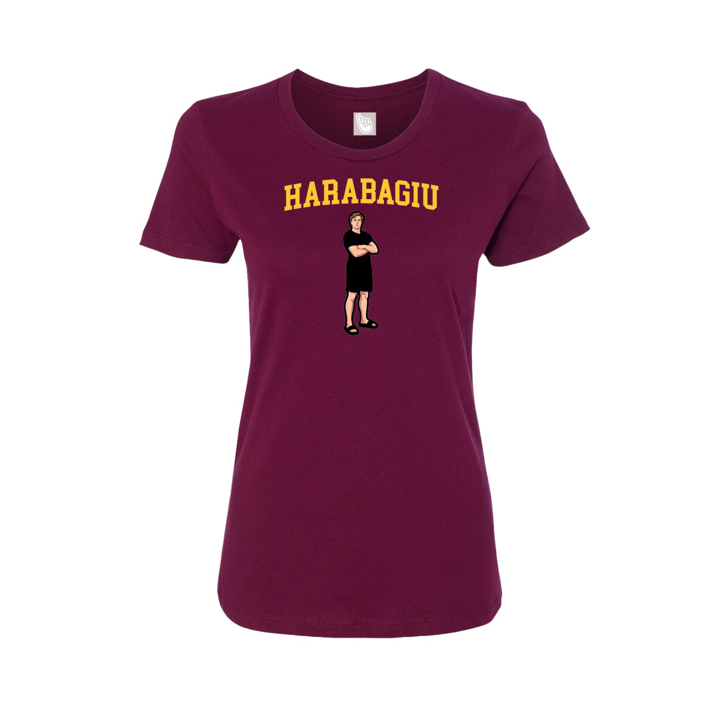 Womens Tee — Shirsey in Maroon
