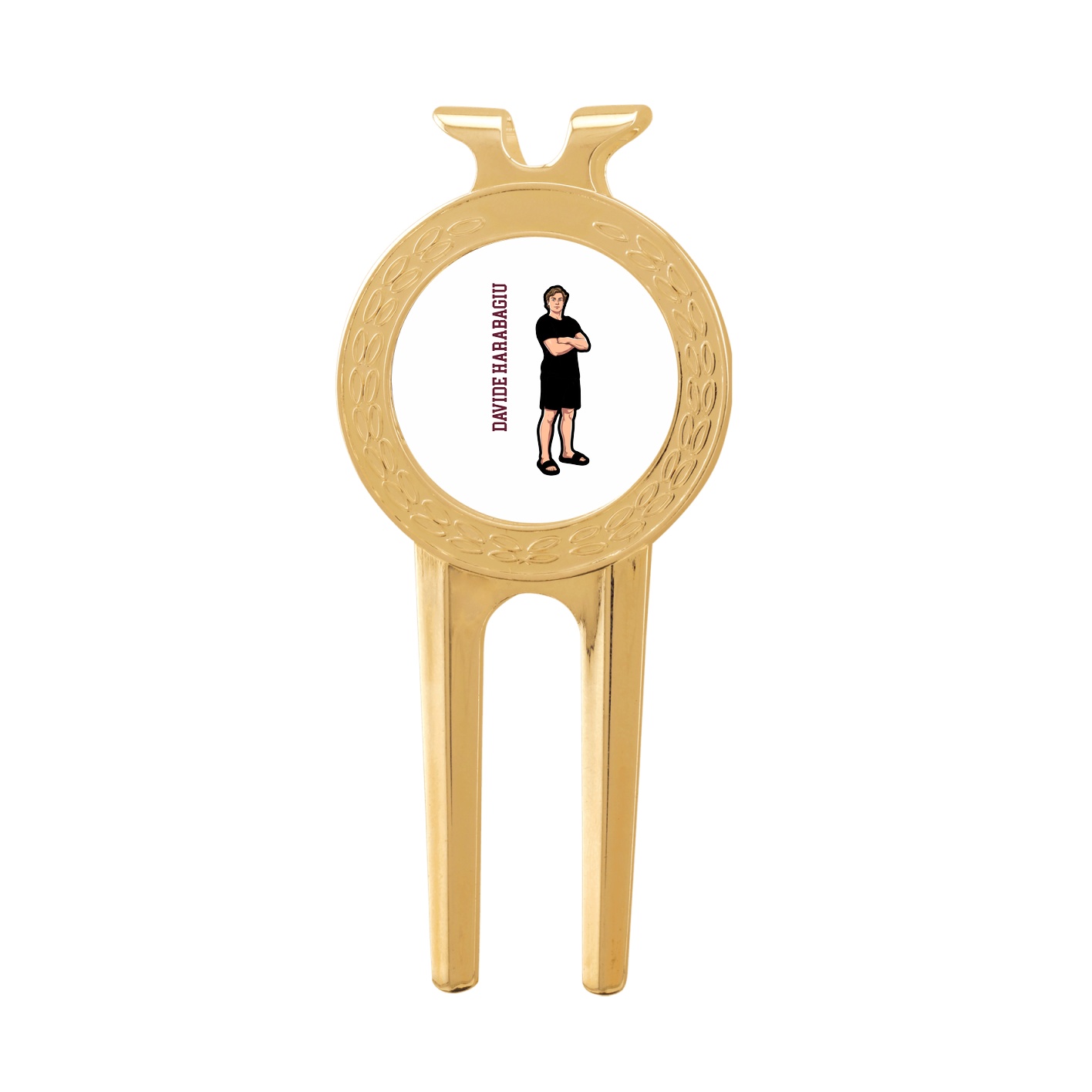 Divot Tool with Ball Marker — Name Vertical in Classic