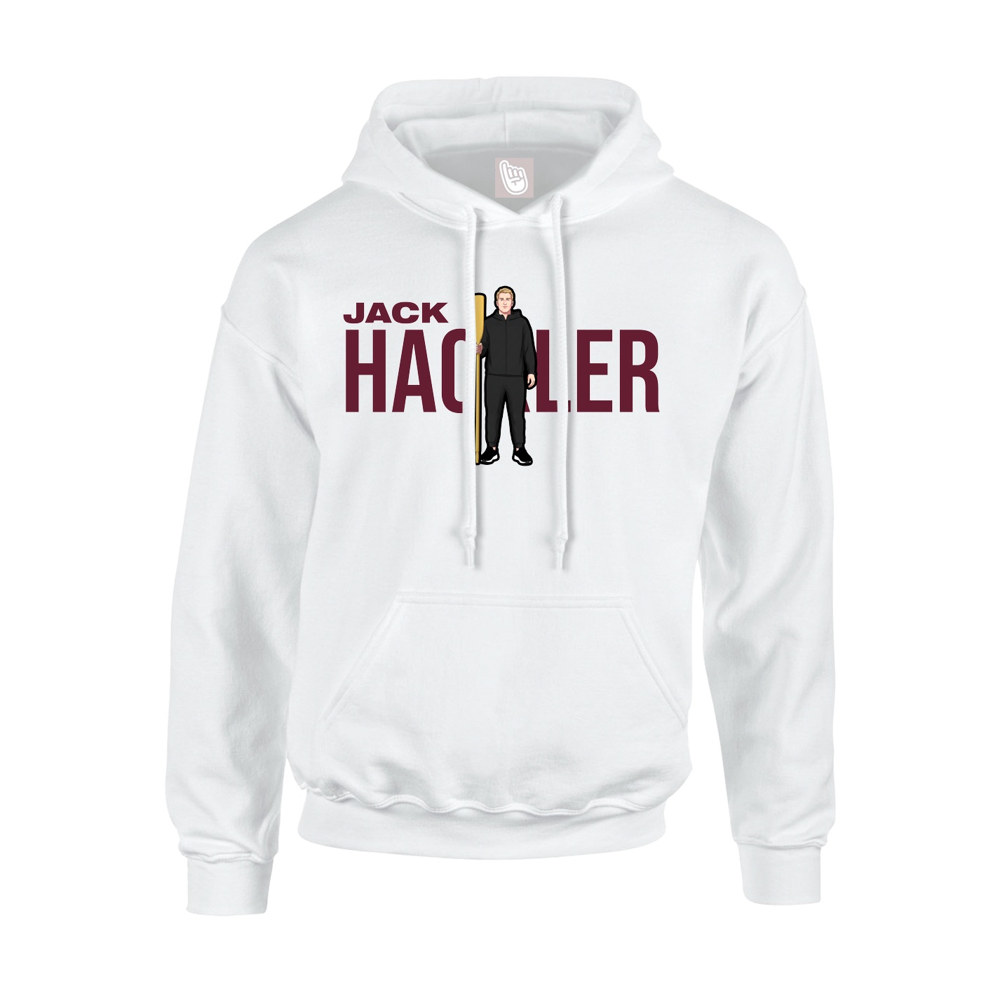 Hoodie — Player Name in White