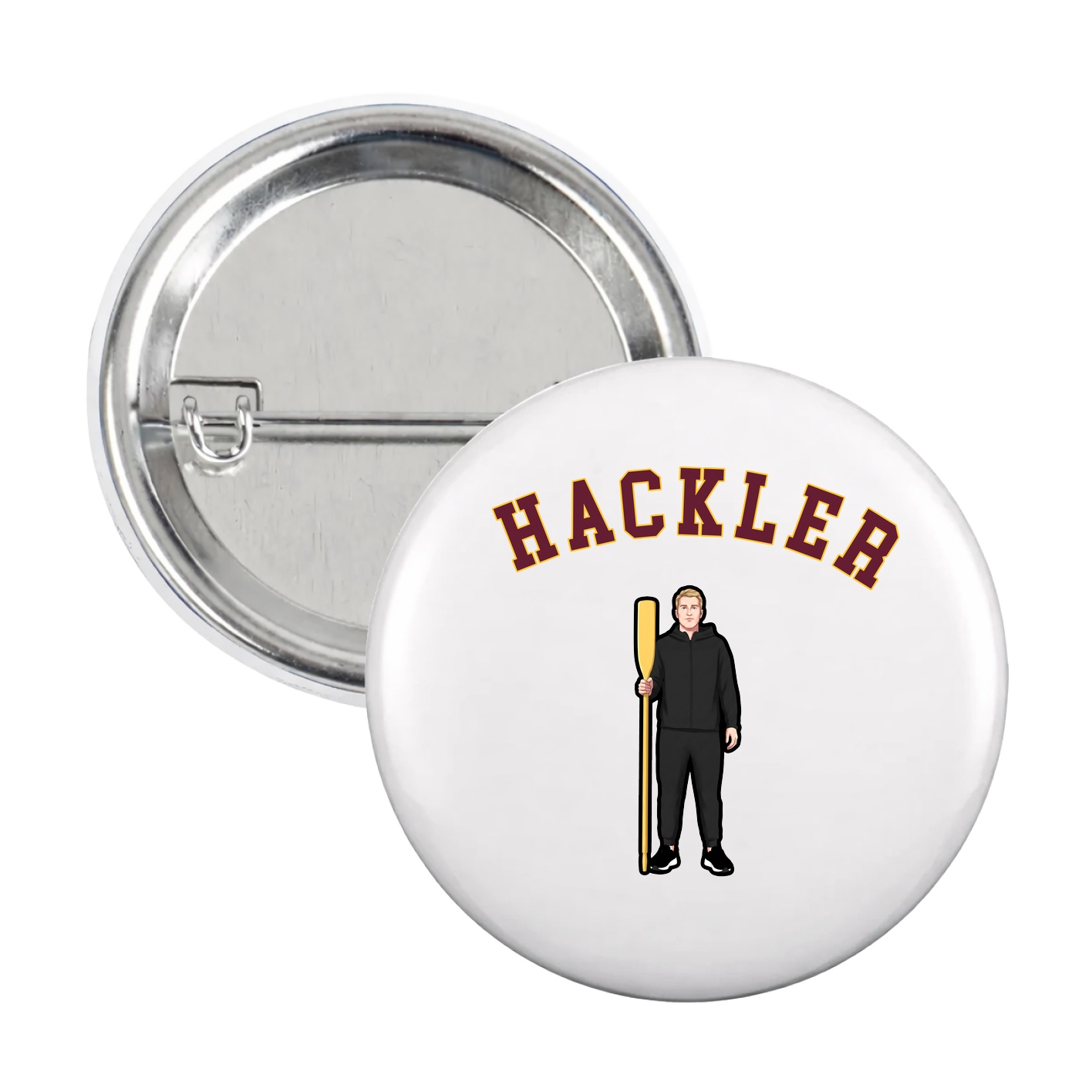 Game Day Button — Shirsey Arch in White
