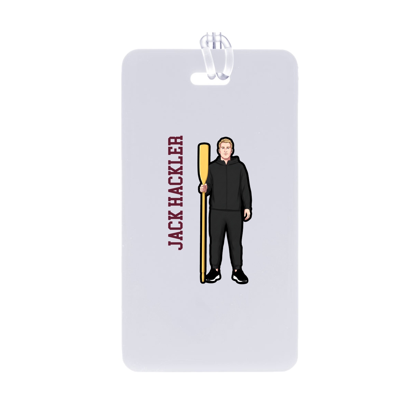 Bag Tag — Name Vertical in Classic