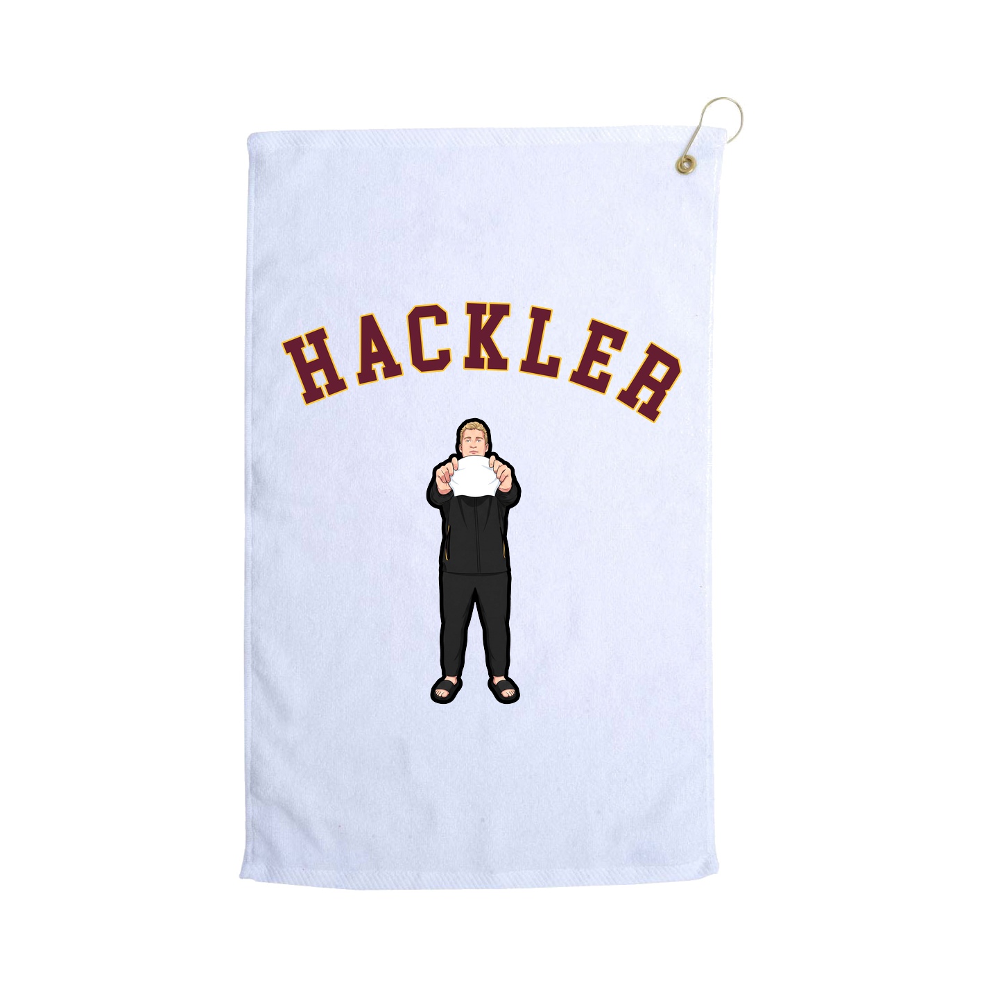 Golf Towel — Shirsey Arch in White