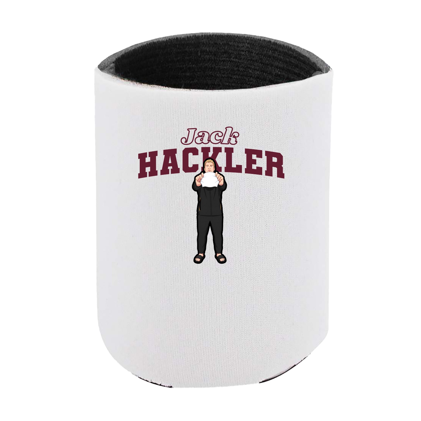 Can Holder — Name Arch in White