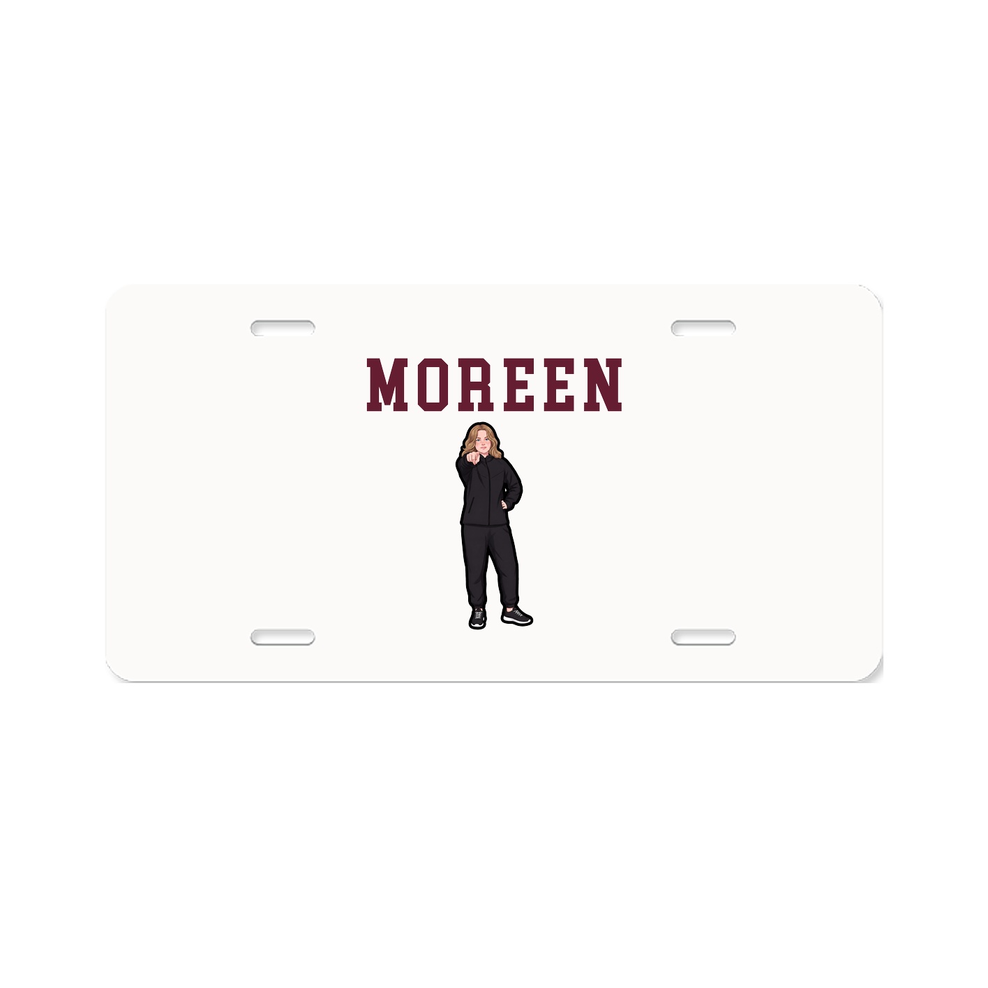 License Plate — Shirsey in Classic