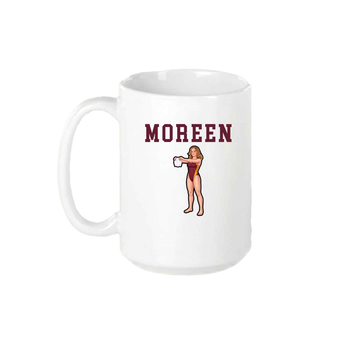 15oz Coffee Mug — Shirsey in White