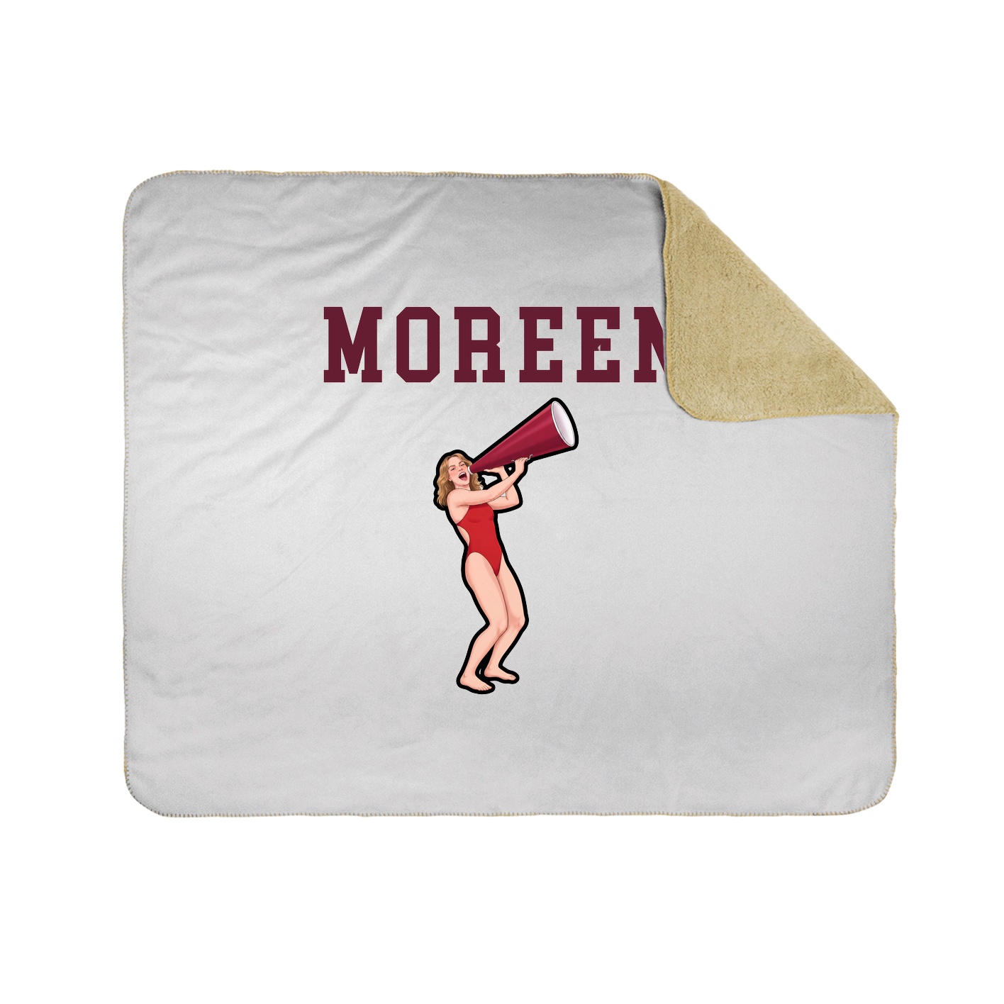 Throw Blanket — Shirsey in White