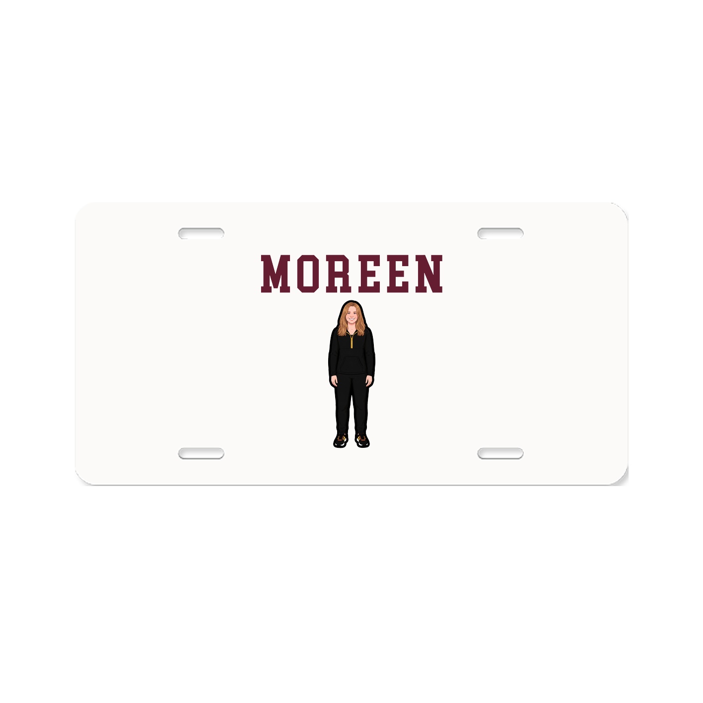 License Plate — Shirsey in Classic