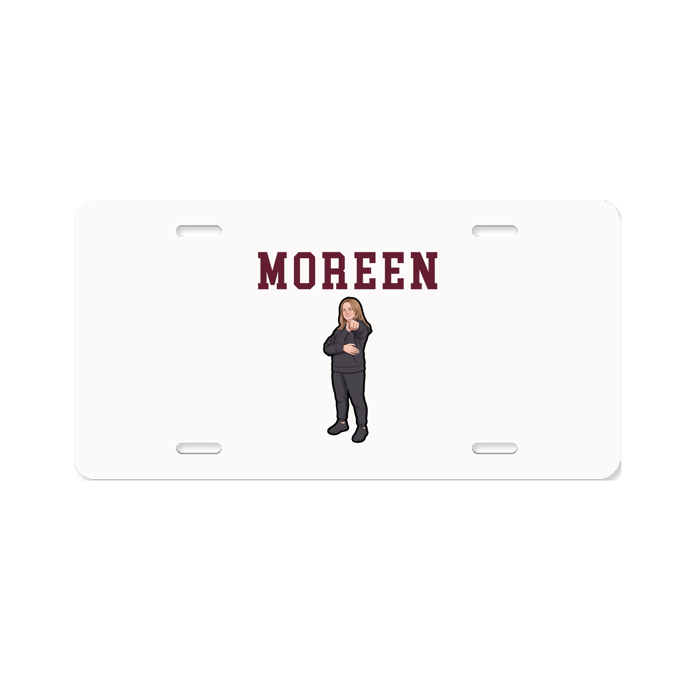 License Plate — Shirsey in Classic