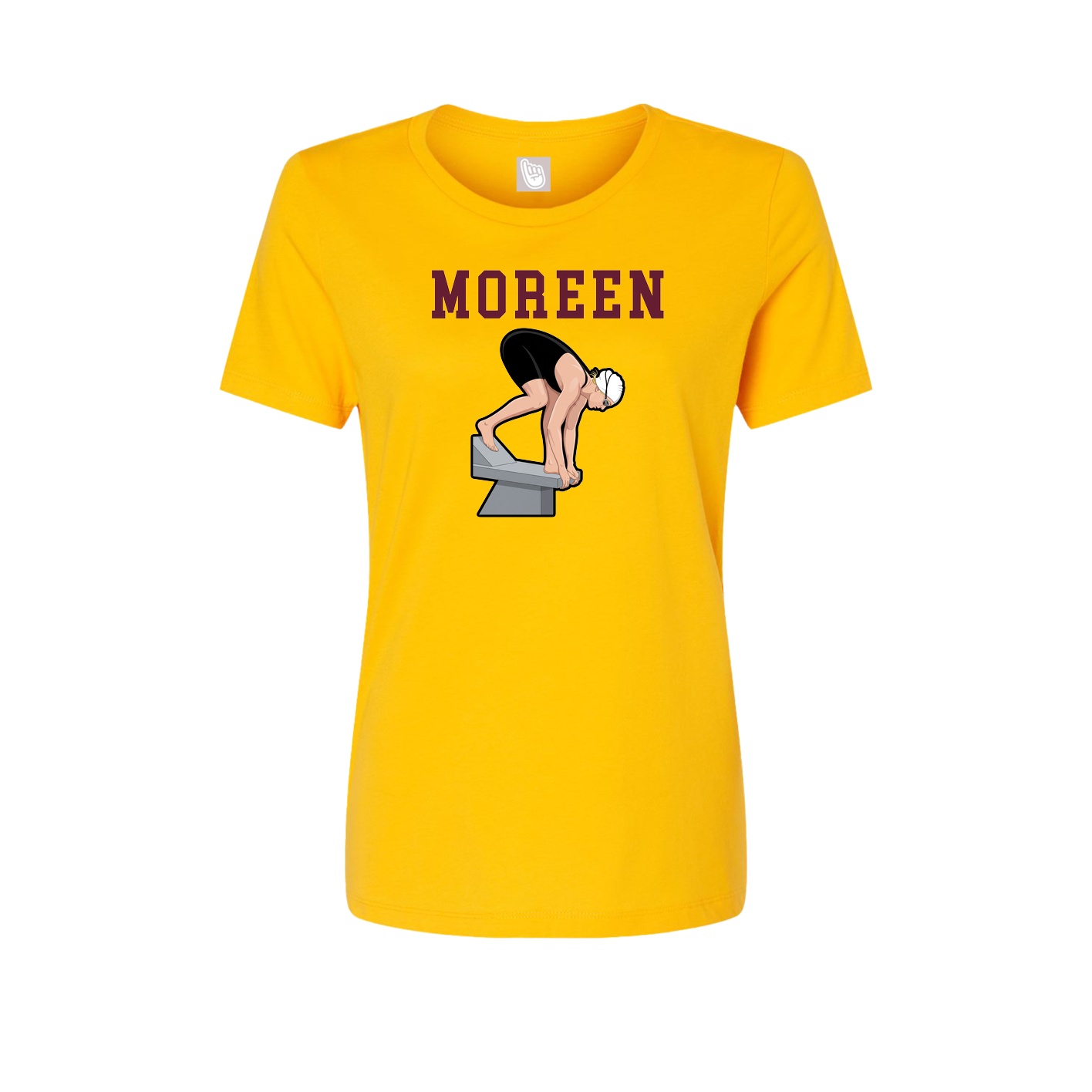 Fitted Women's Tee — Shirsey in Gold