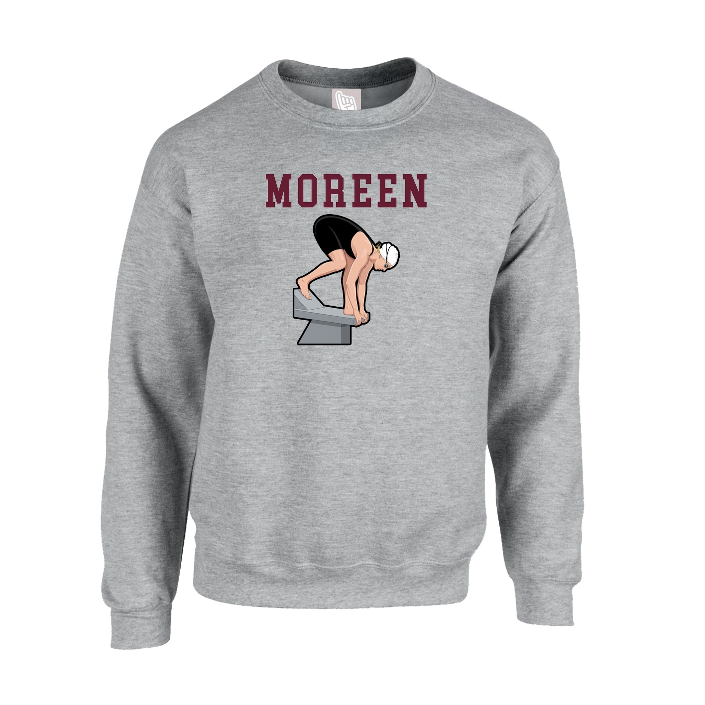 Fleece Crew — Shirsey in Grey