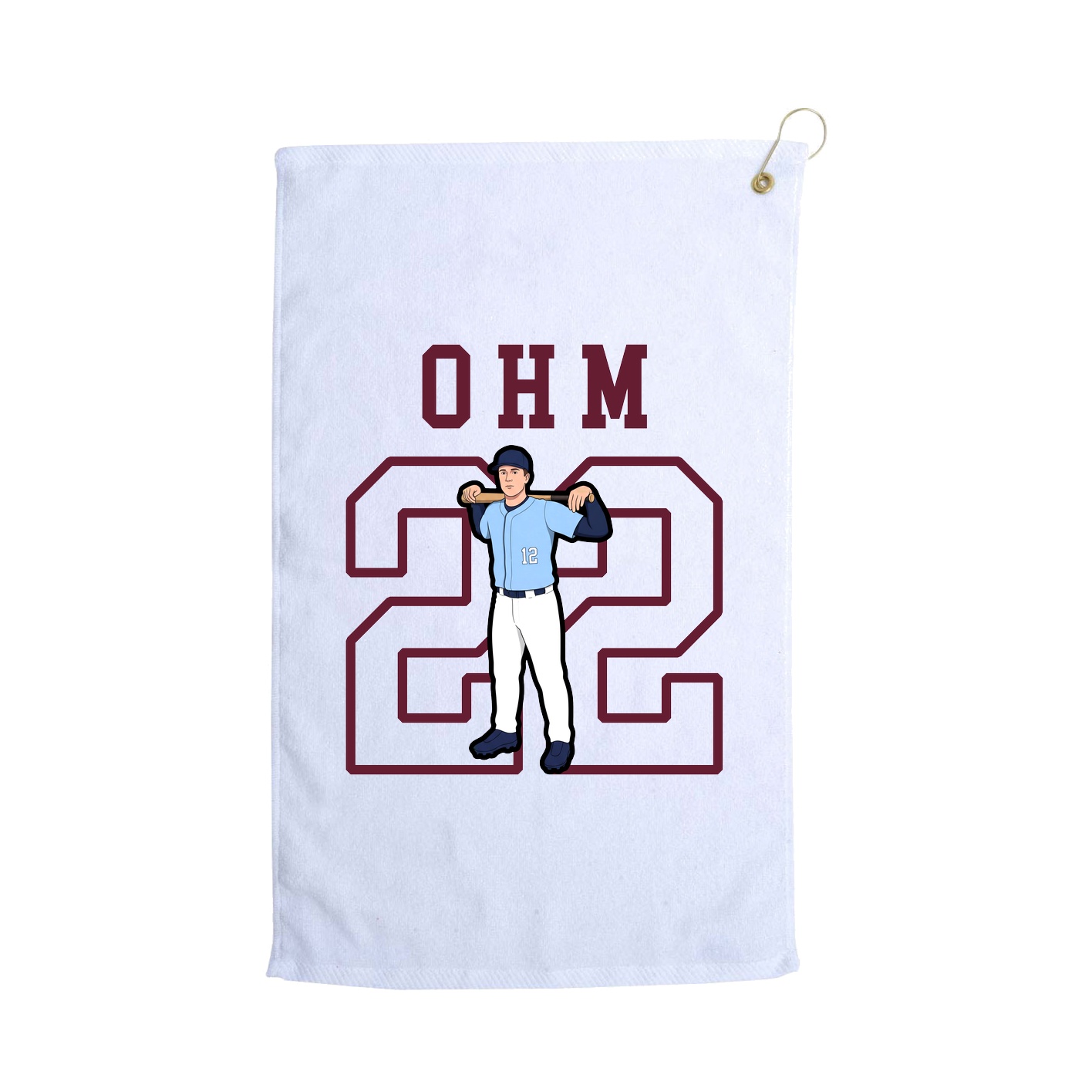 Golf Towel — Shirsey in White