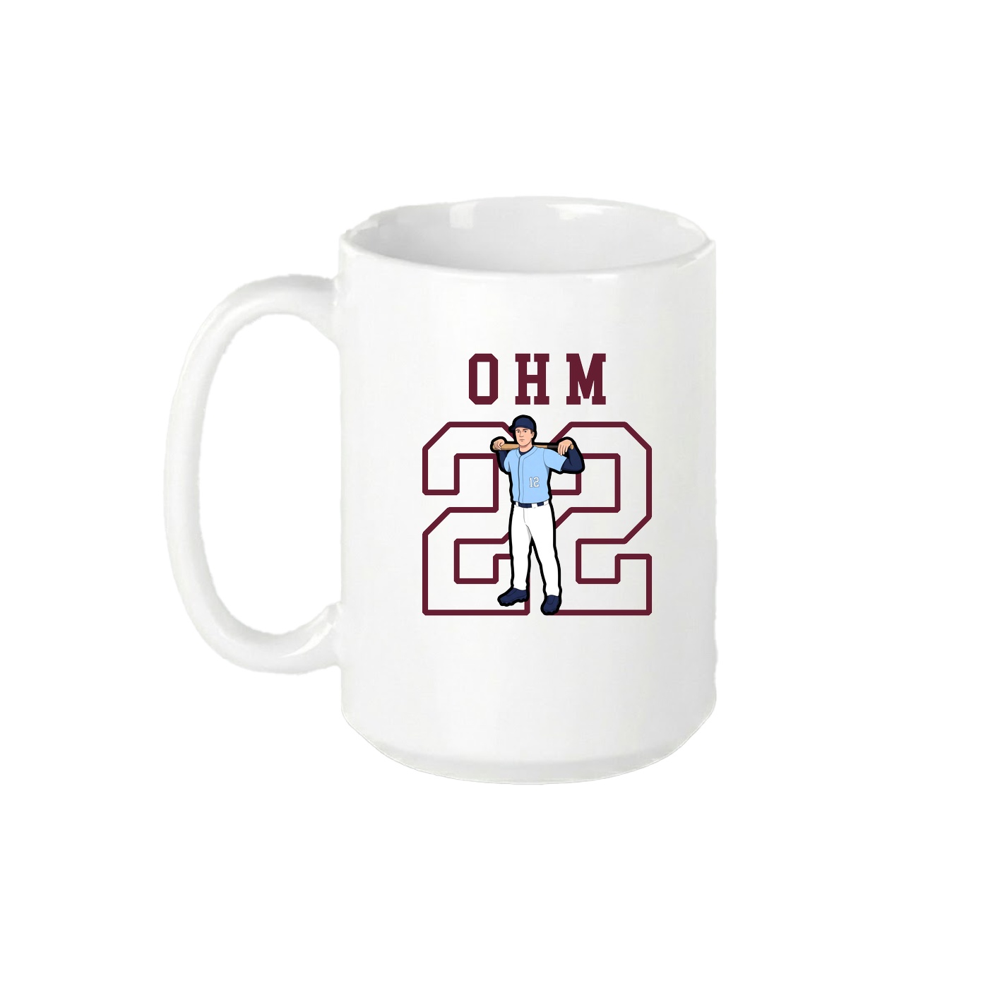 15oz Coffee Mug — Shirsey in White