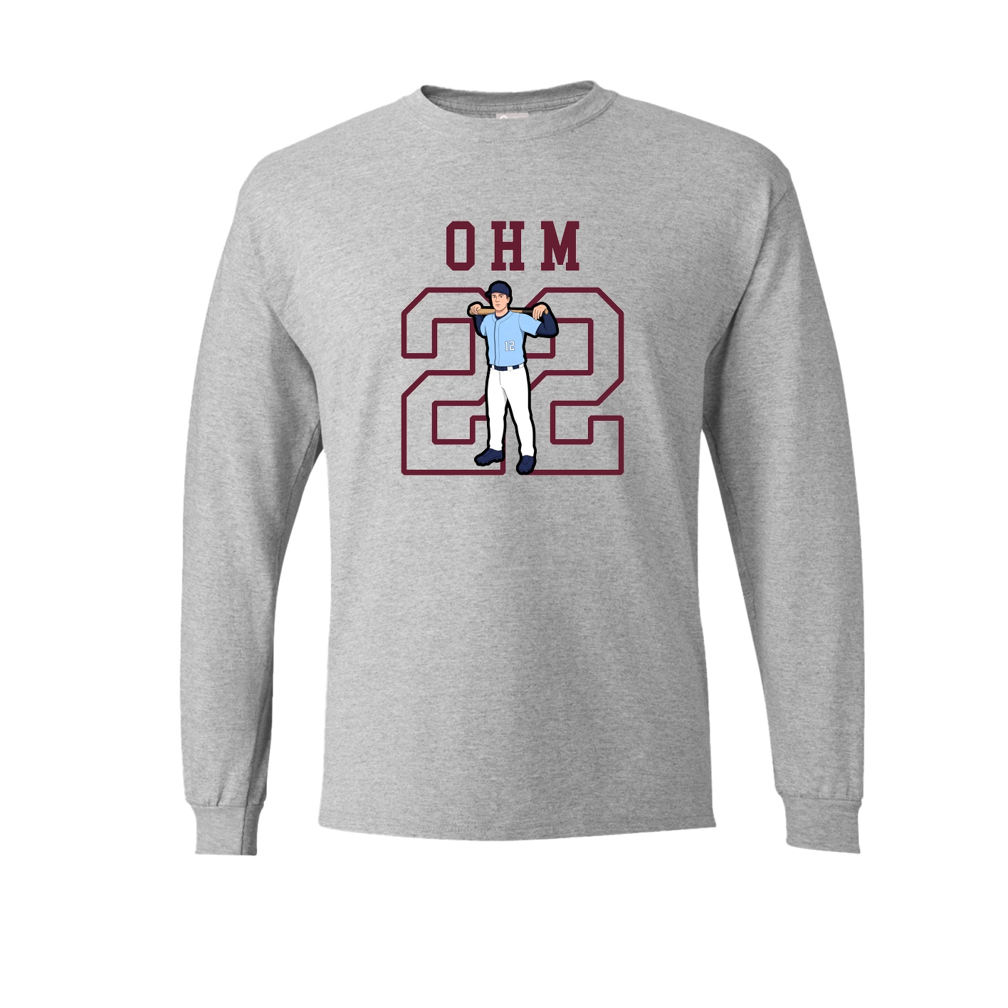 Long Sleeve Tee — Shirsey in Grey