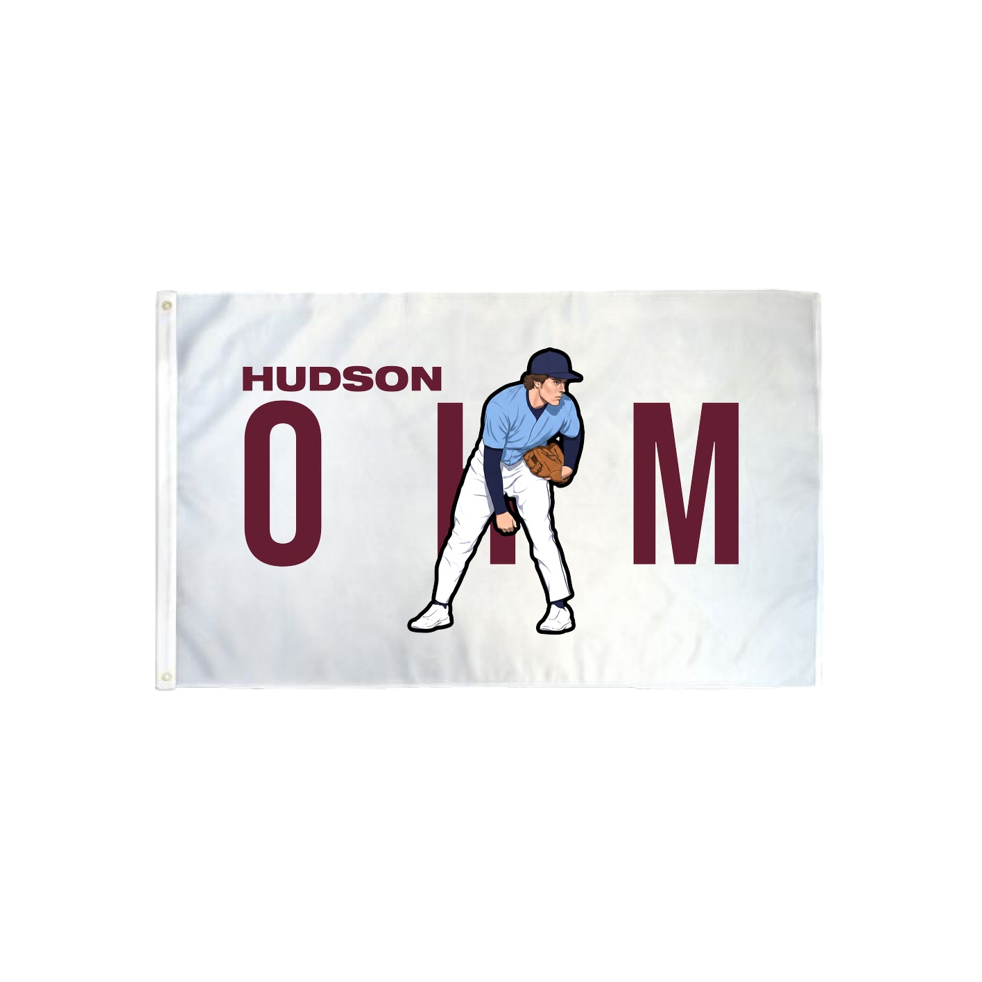 3x5 Flag — Player Name in Classic