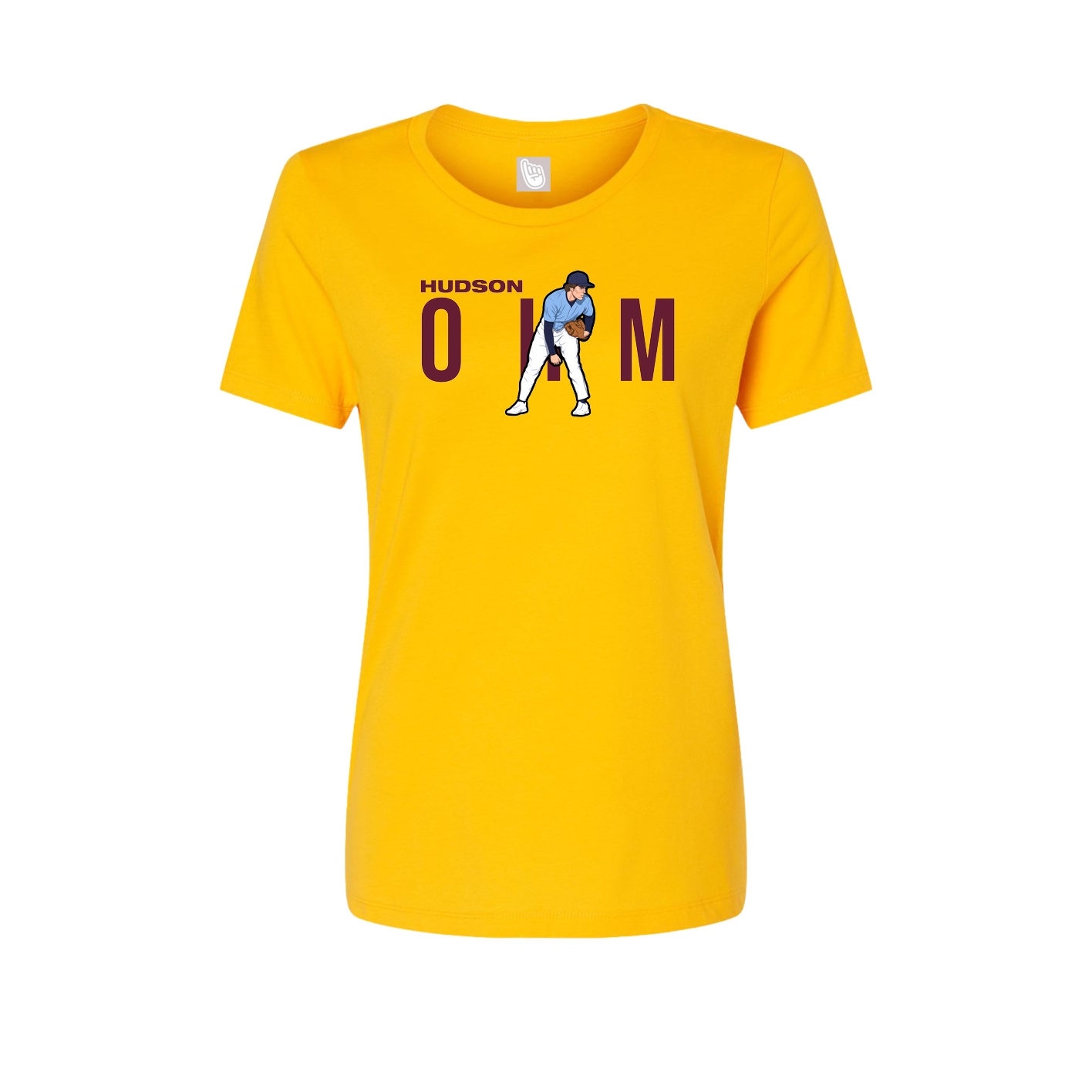Womens Tee — Player Name in Gold