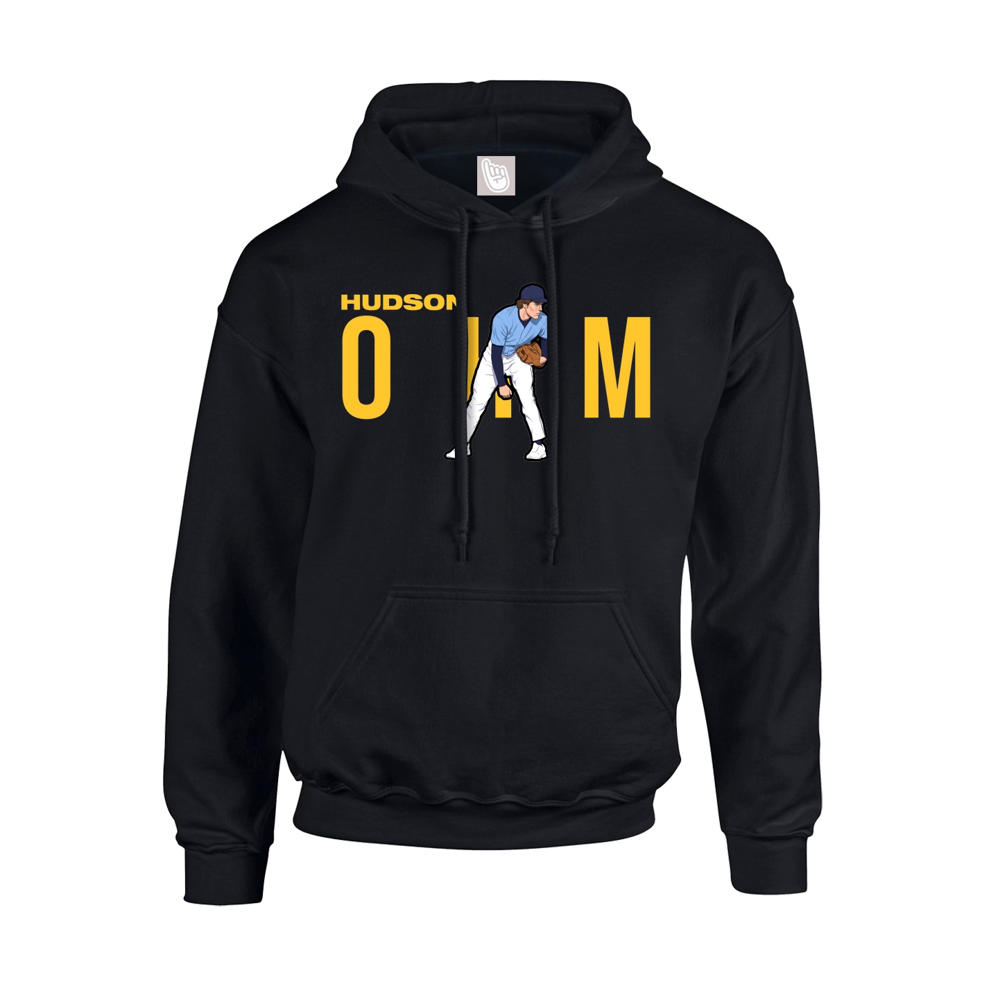Hoodie — Player Name in Black