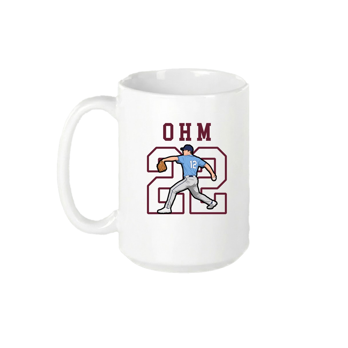 15oz Coffee Mug — Shirsey in White