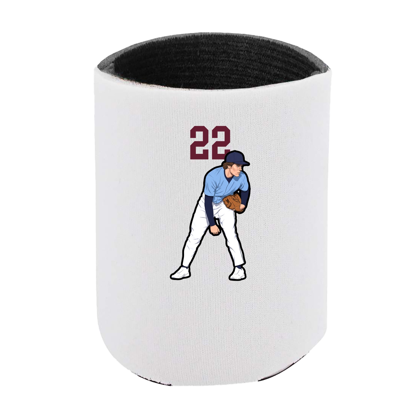 Can Holder — Number Top in White