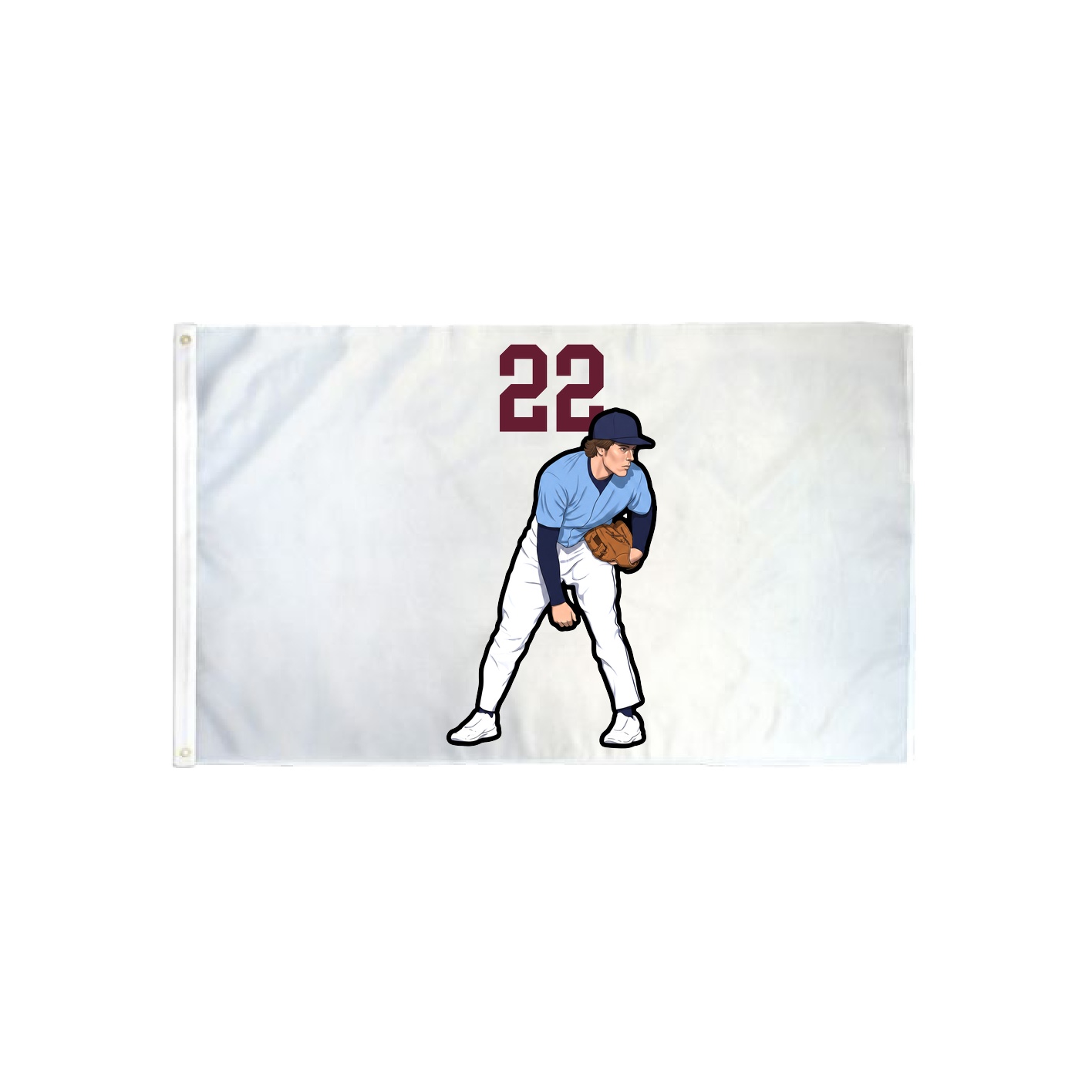 3x5 Flag — Number Top in Classic