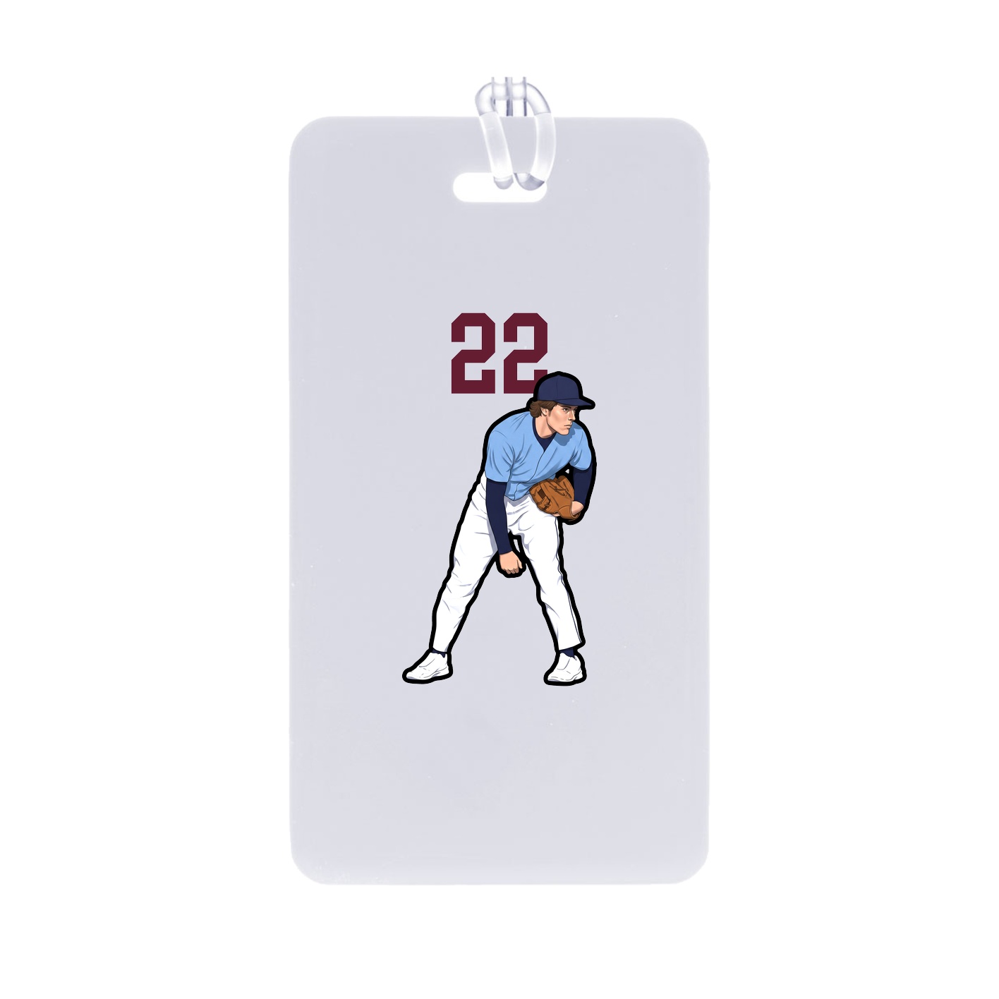 Bag Tag — Number Top in Classic