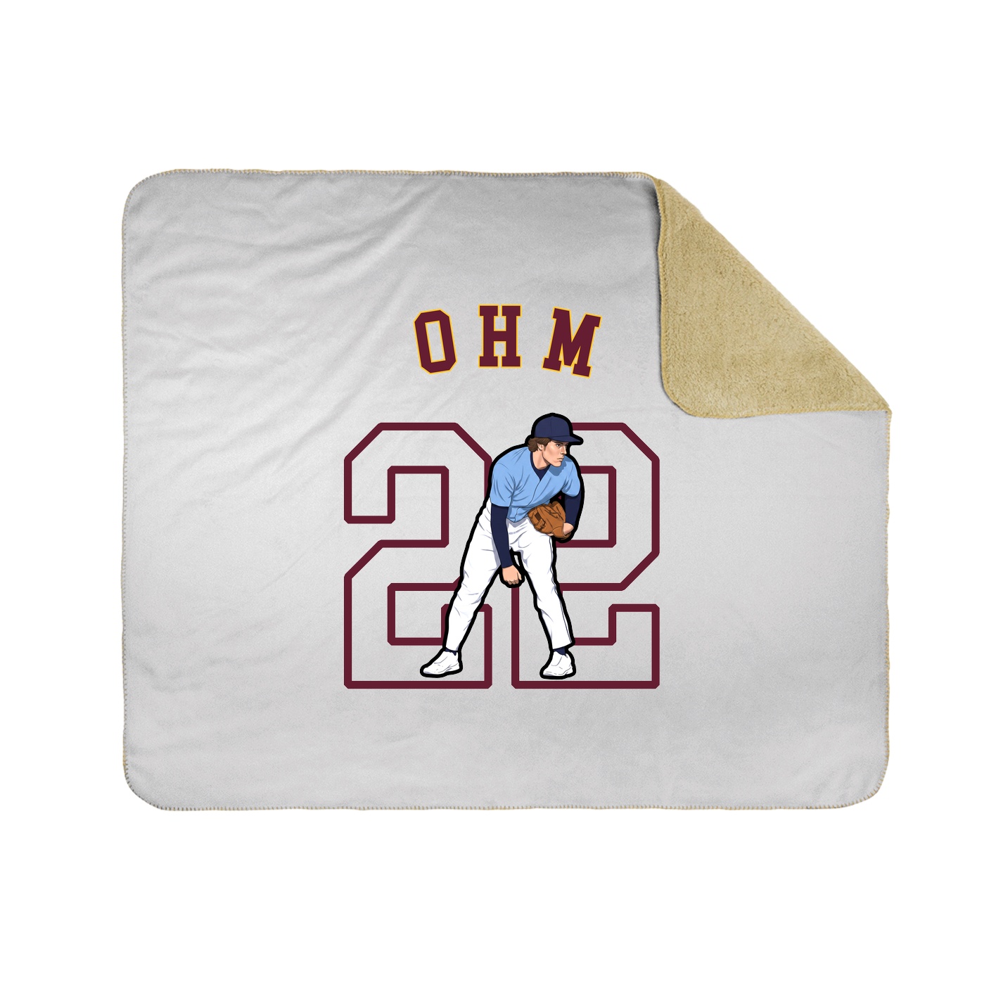 Throw Blanket — Shirsey Arch in White