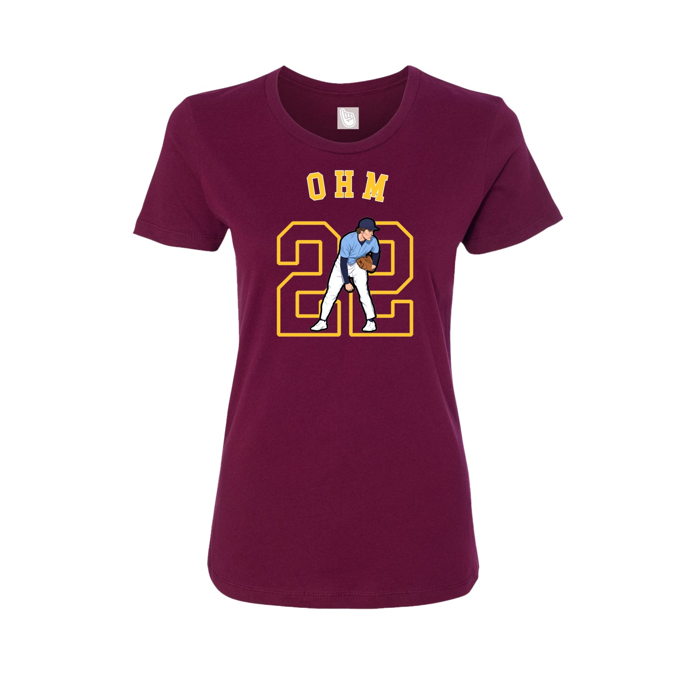 Womens Tee — Shirsey Arch in Maroon