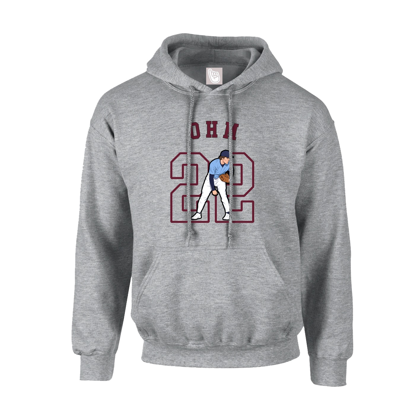 Youth Hoodie — Shirsey Arch in Grey