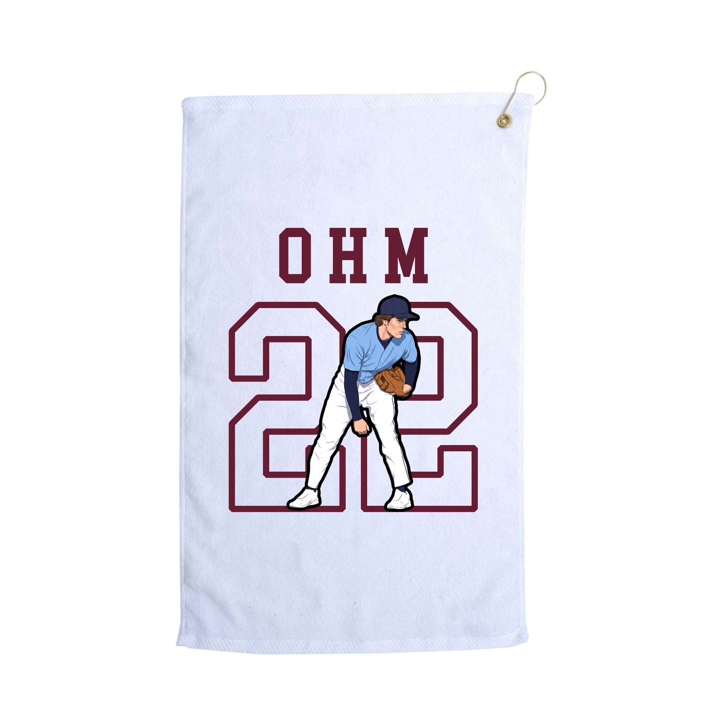 Golf Towel — Shirsey in White