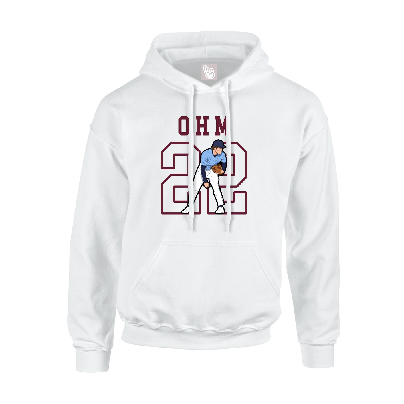 Youth Hoodie — Shirsey in White