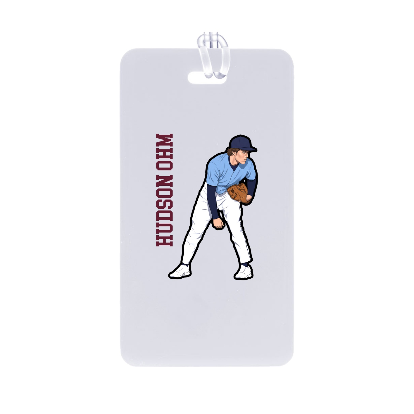Bag Tag — Name Vertical in Classic
