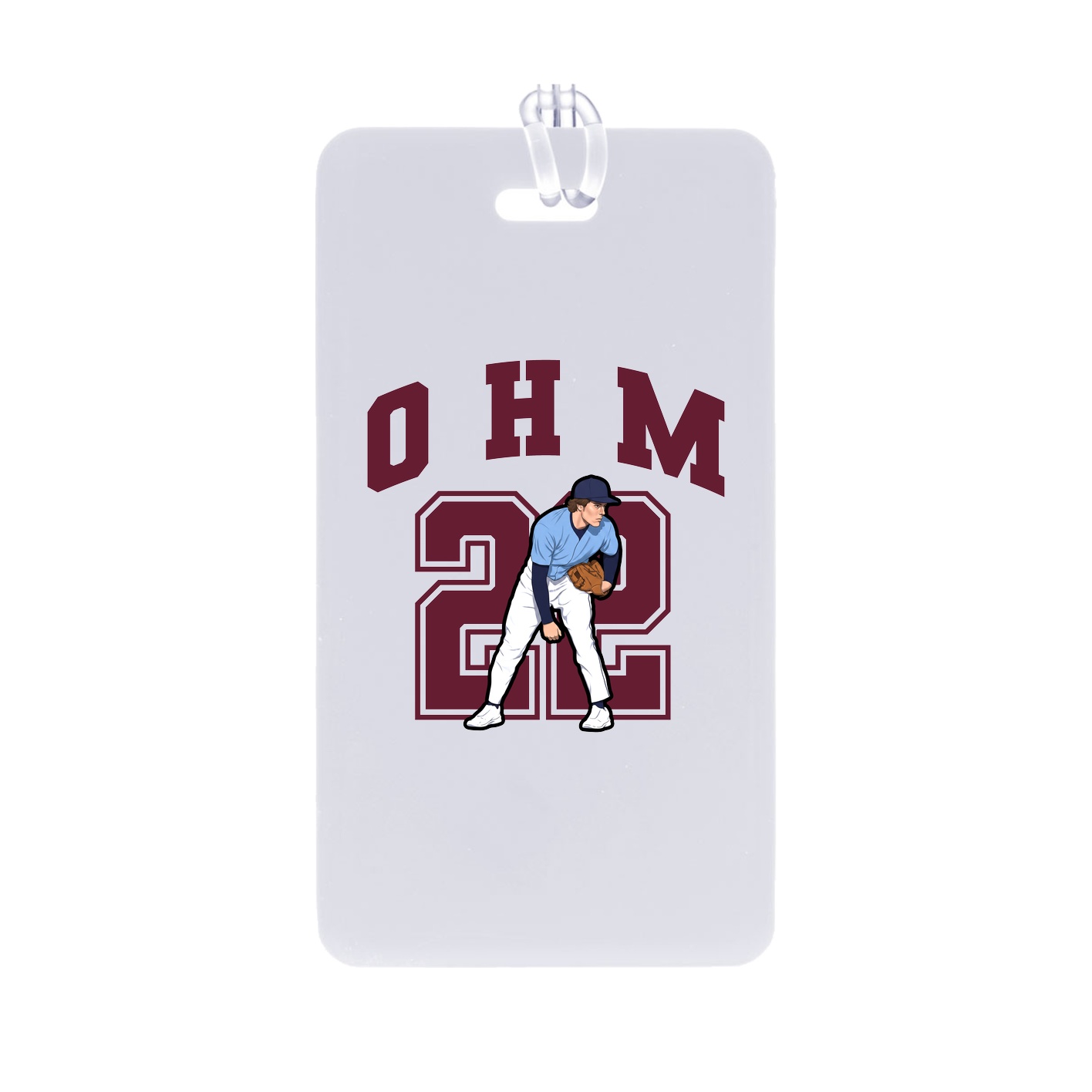 Bag Tag — Number in Classic