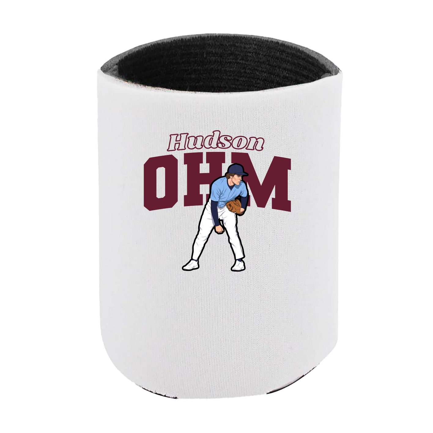 Can Holder — Name Arch in White
