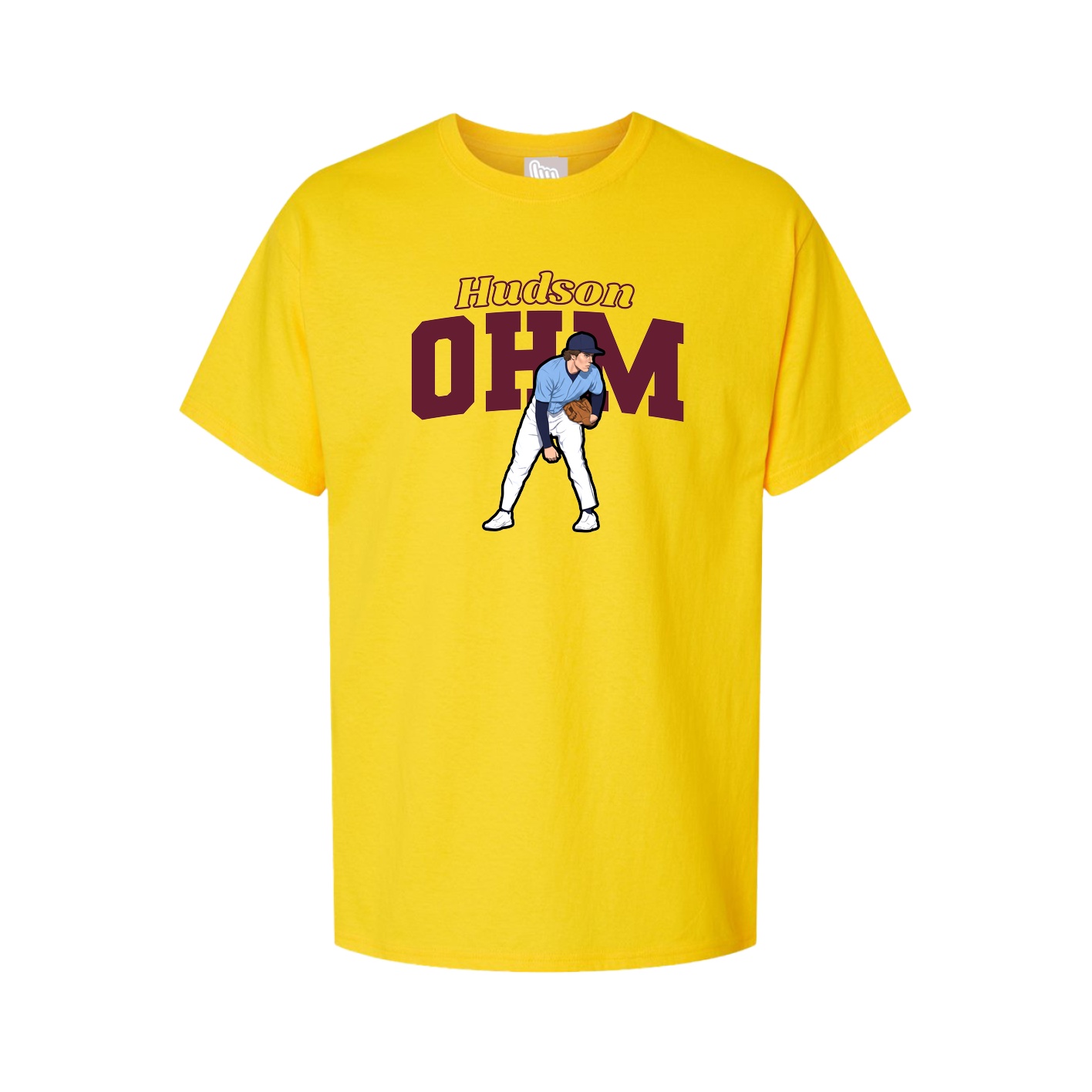 Youth Tee — Name Arch in Gold