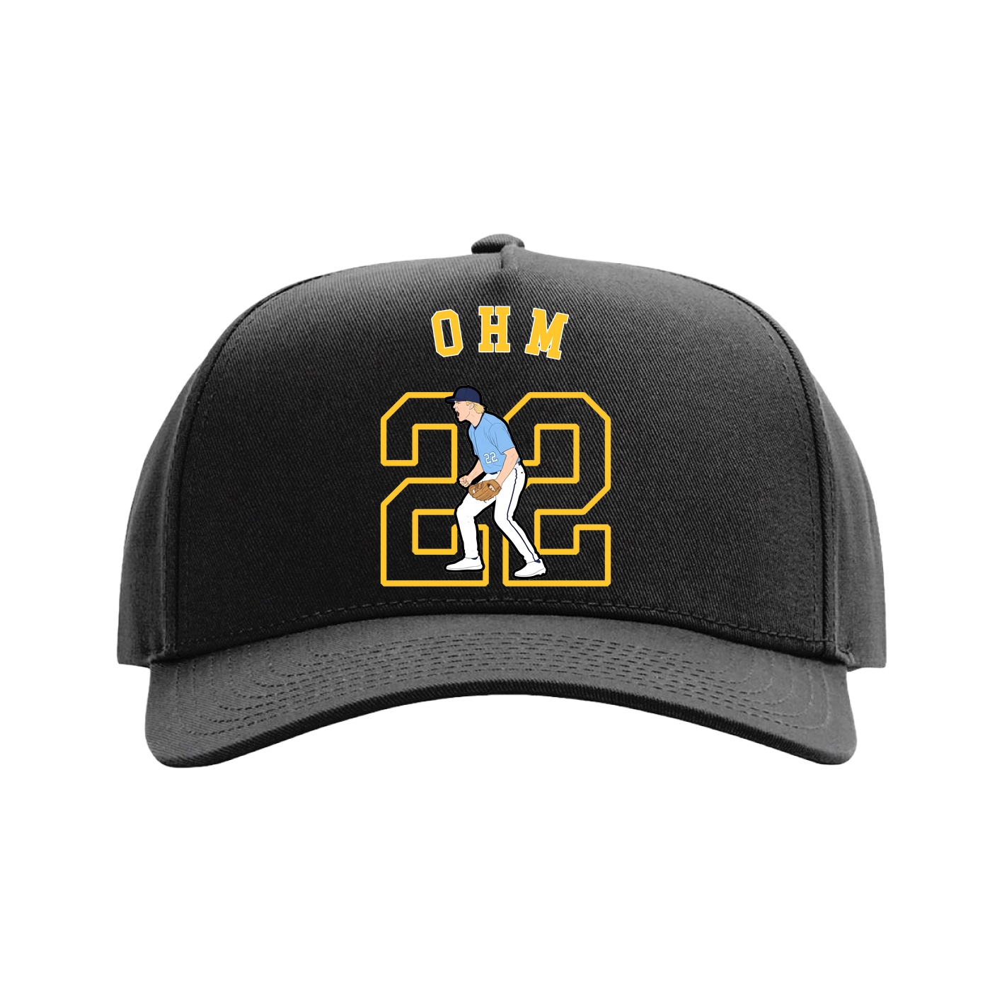 Full Fabric Five-Panel Champ Cap