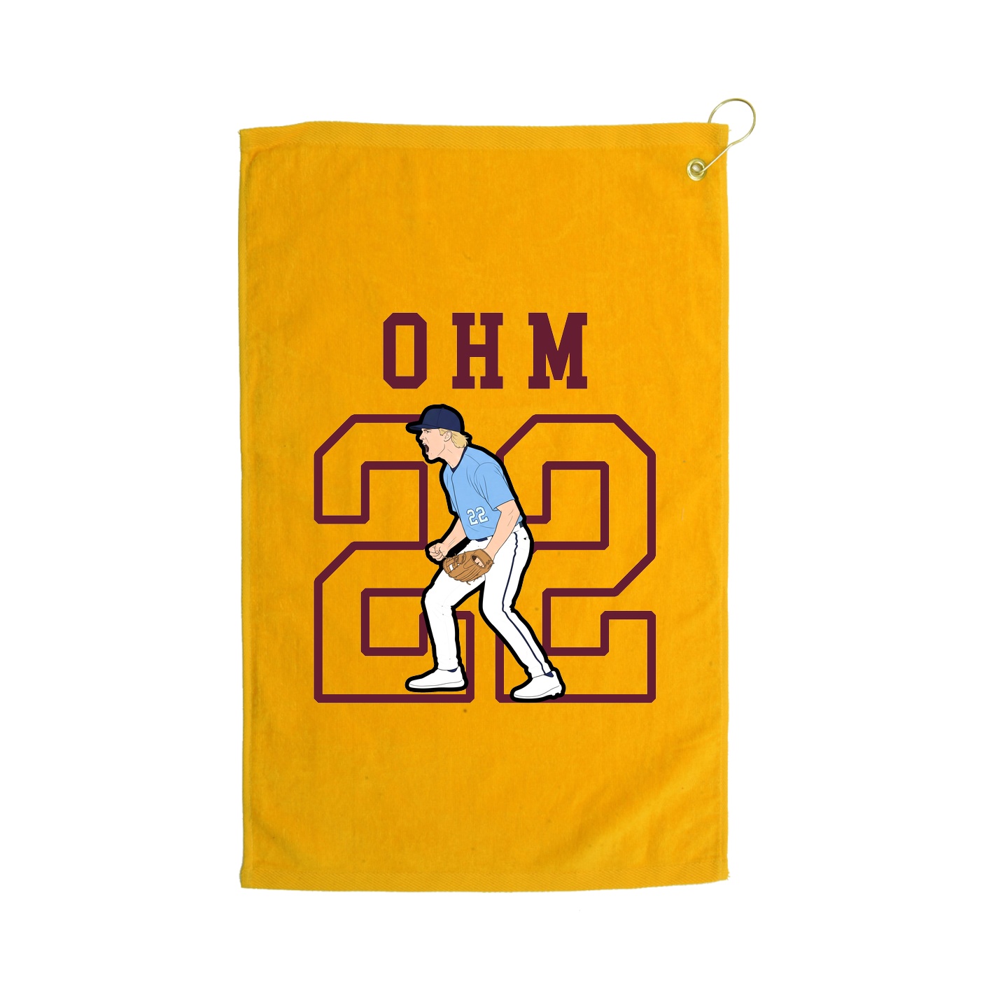 Golf Towel — Shirsey in Gold