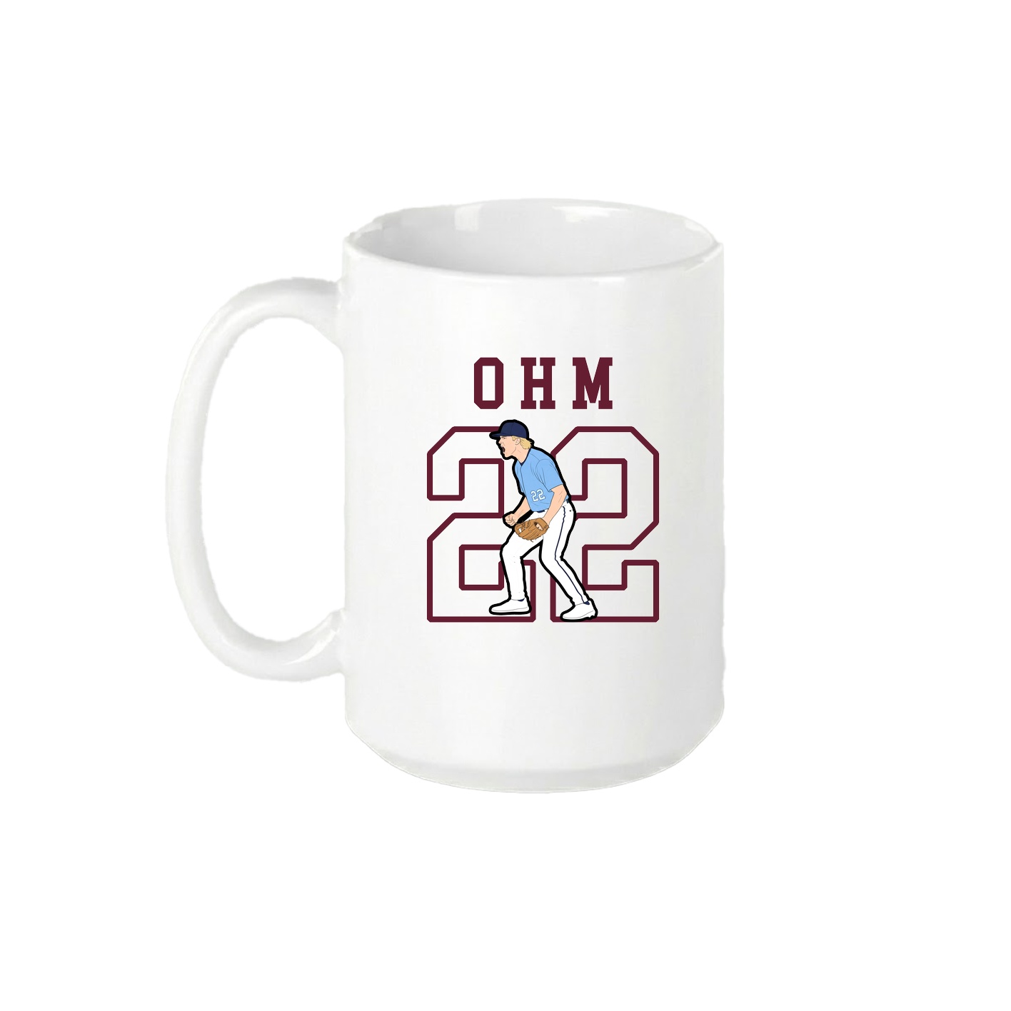 15oz Coffee Mug — Shirsey in White