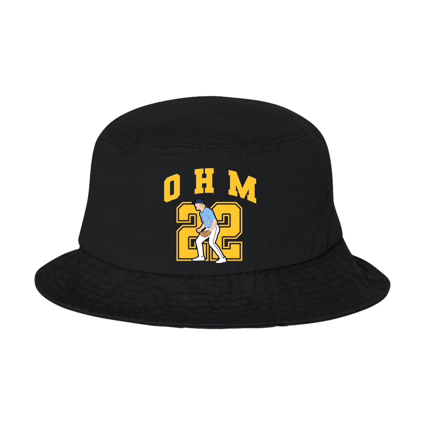 Bucket Cap — Number in Black